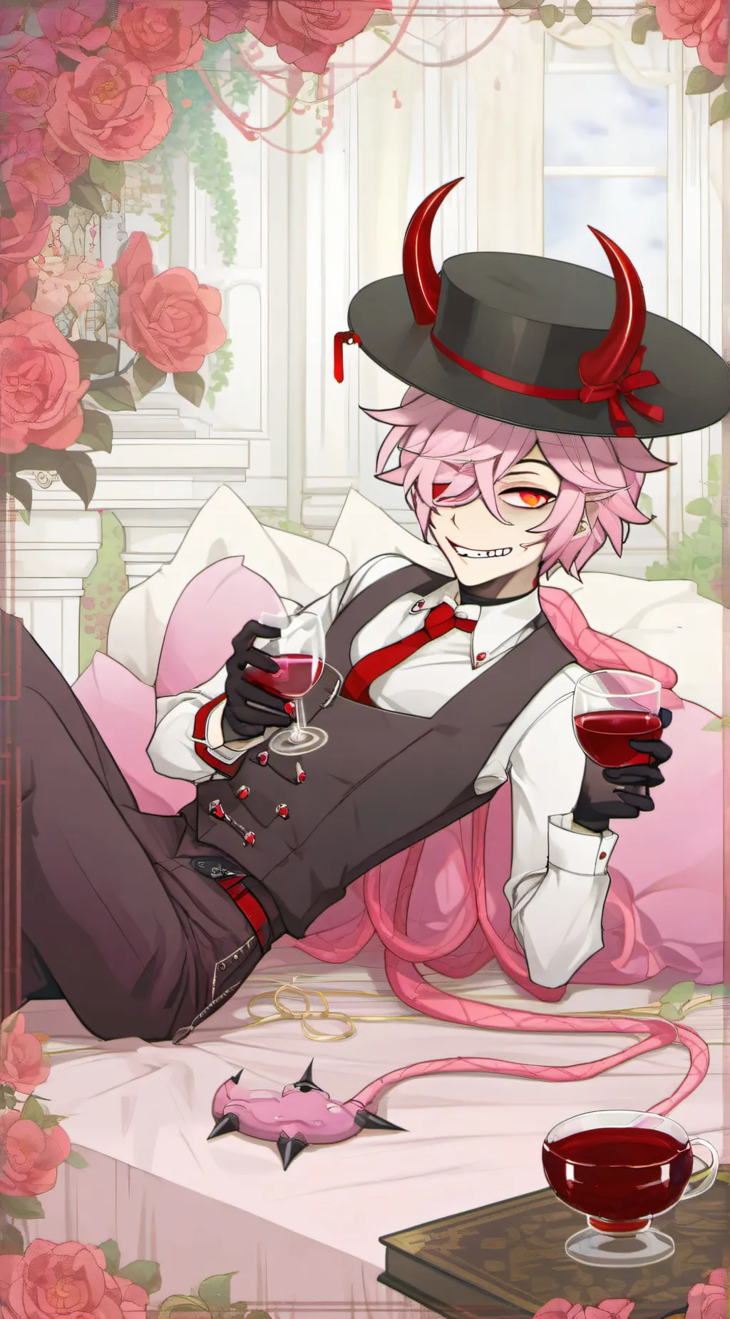 ai character: Spin the bottle background