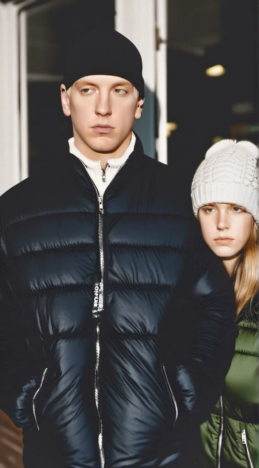 ai character: eminem  background