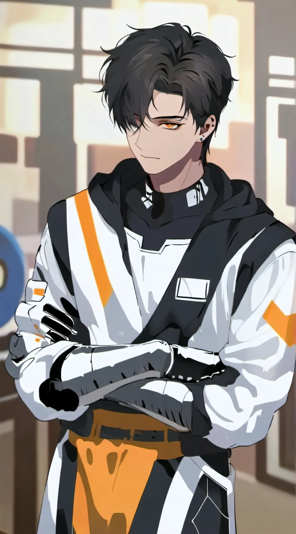 ai character: Valentino  background