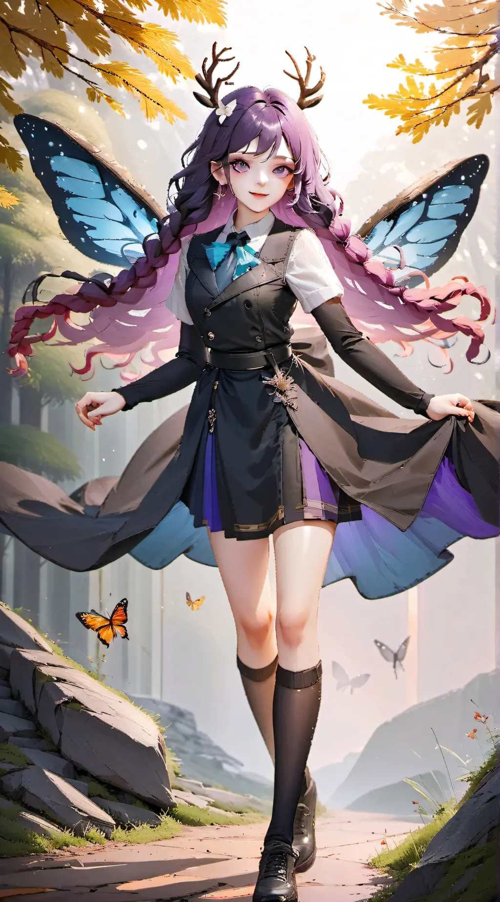 ai character: Lucia Nishumara background