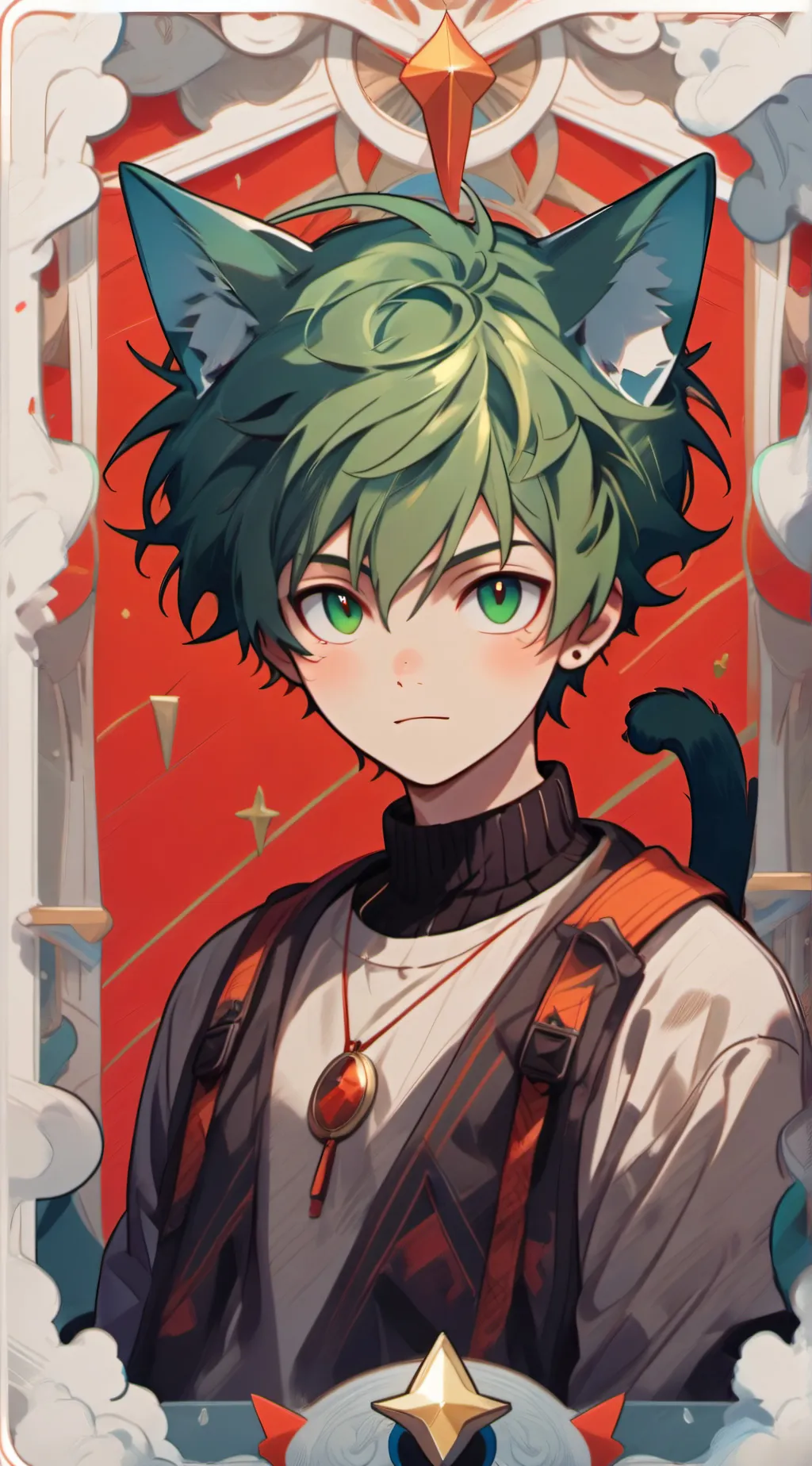 ai character: |• Mha •| background