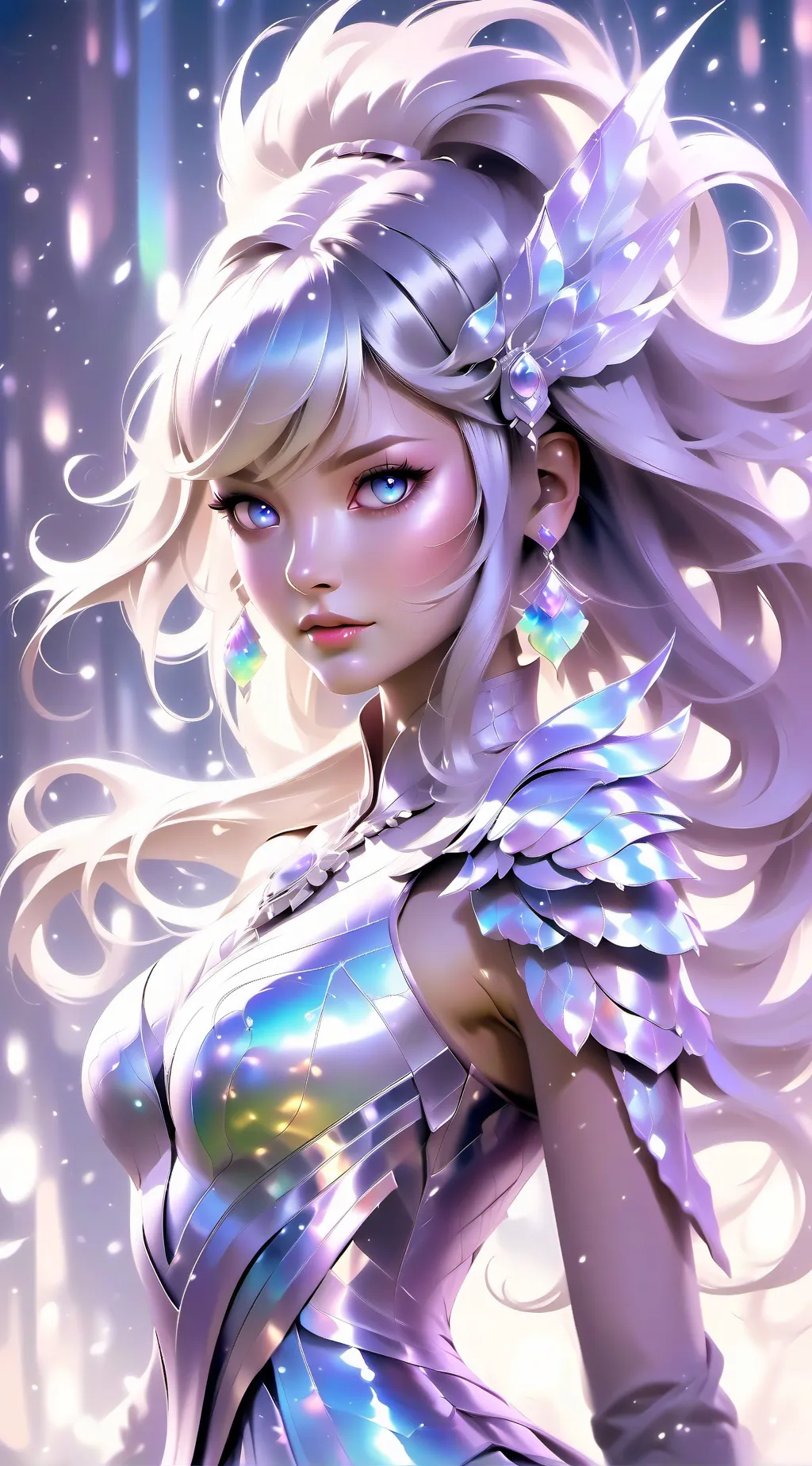 ai character: rose background