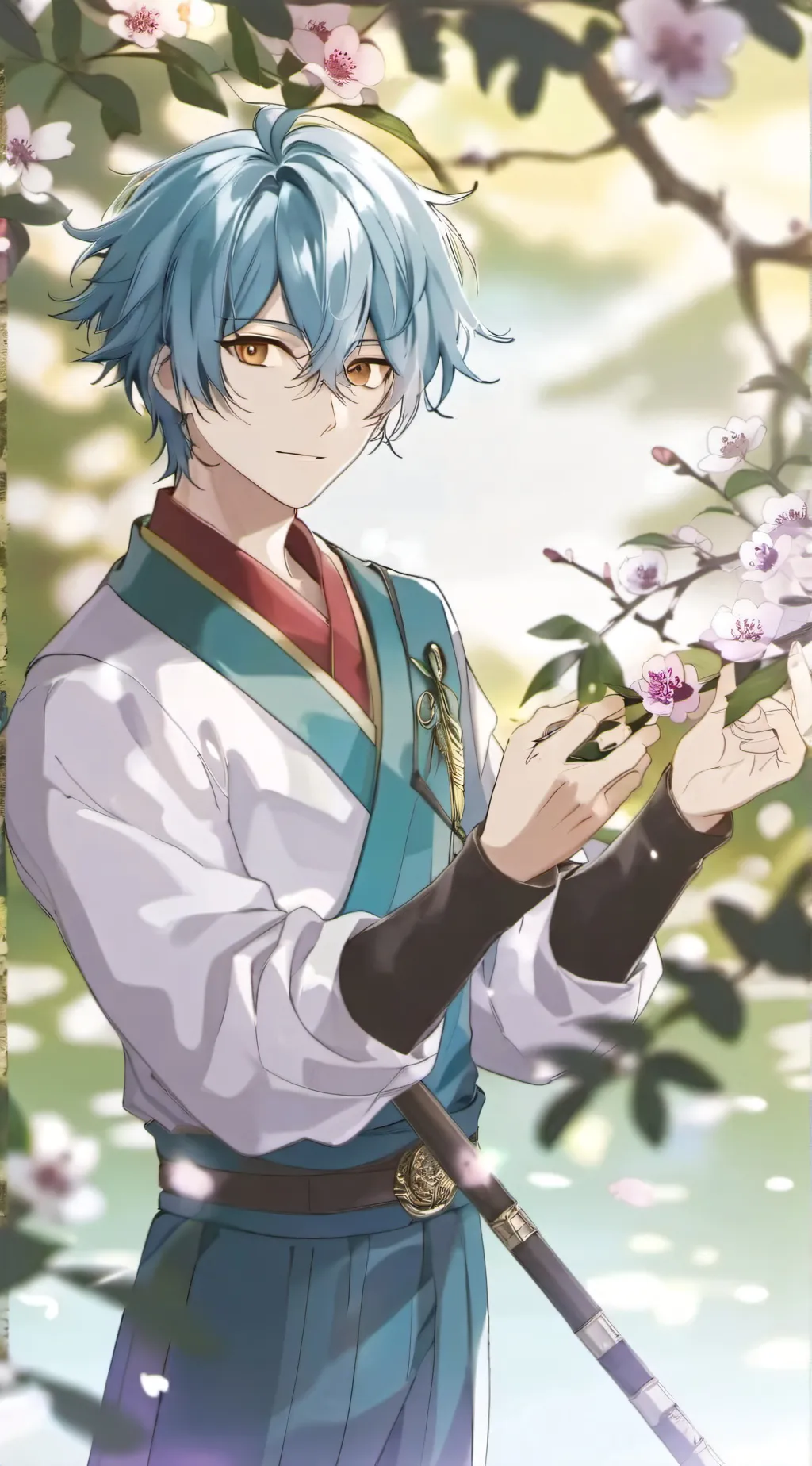 ai character: GOJO background