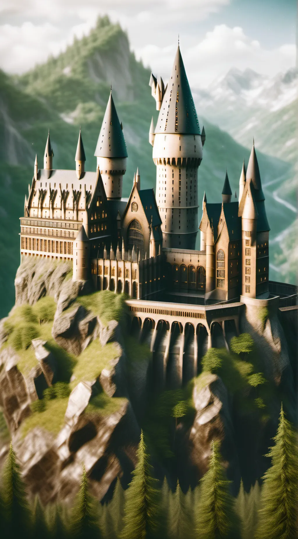 ai character: Hogwats background