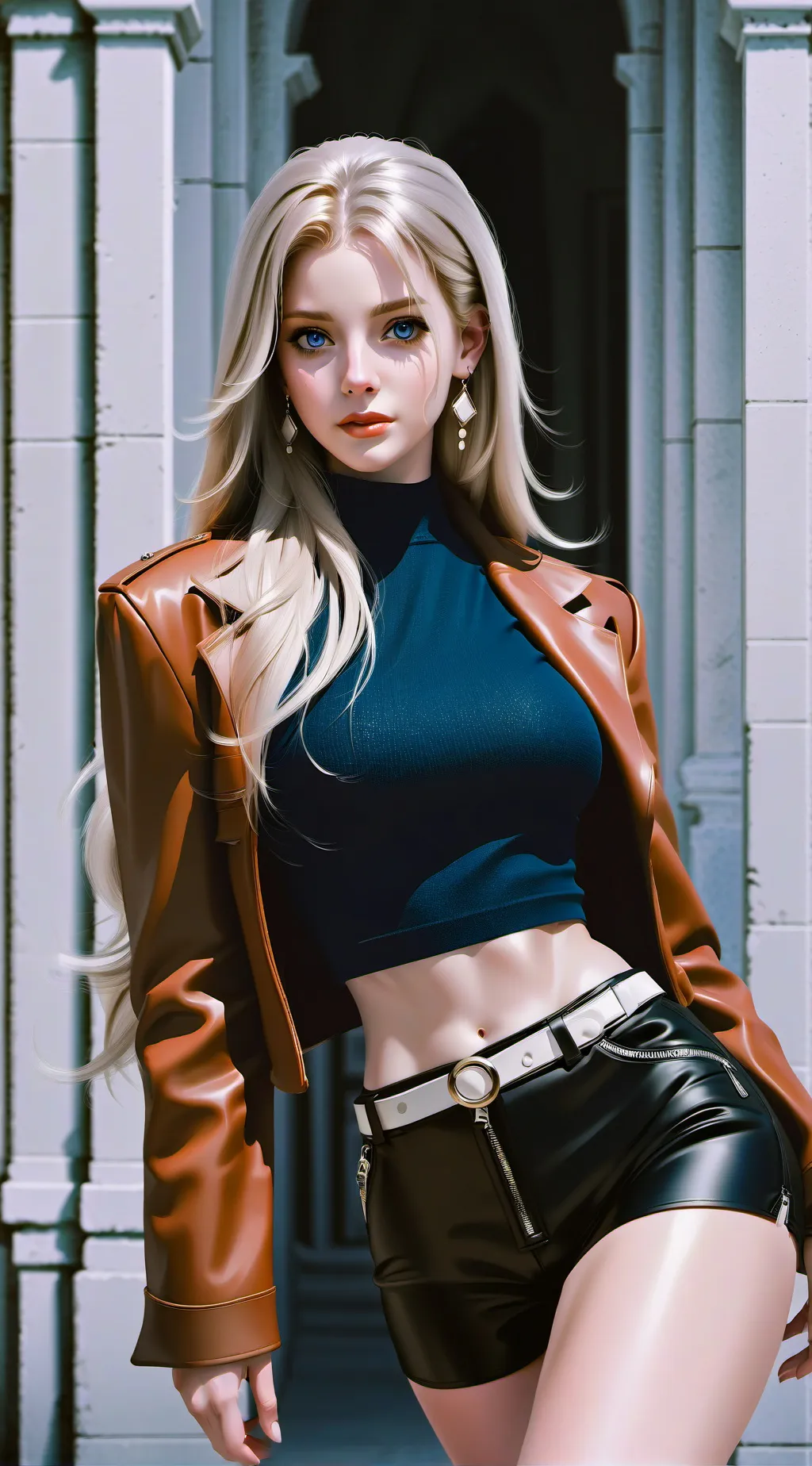 ai character: Manuela background