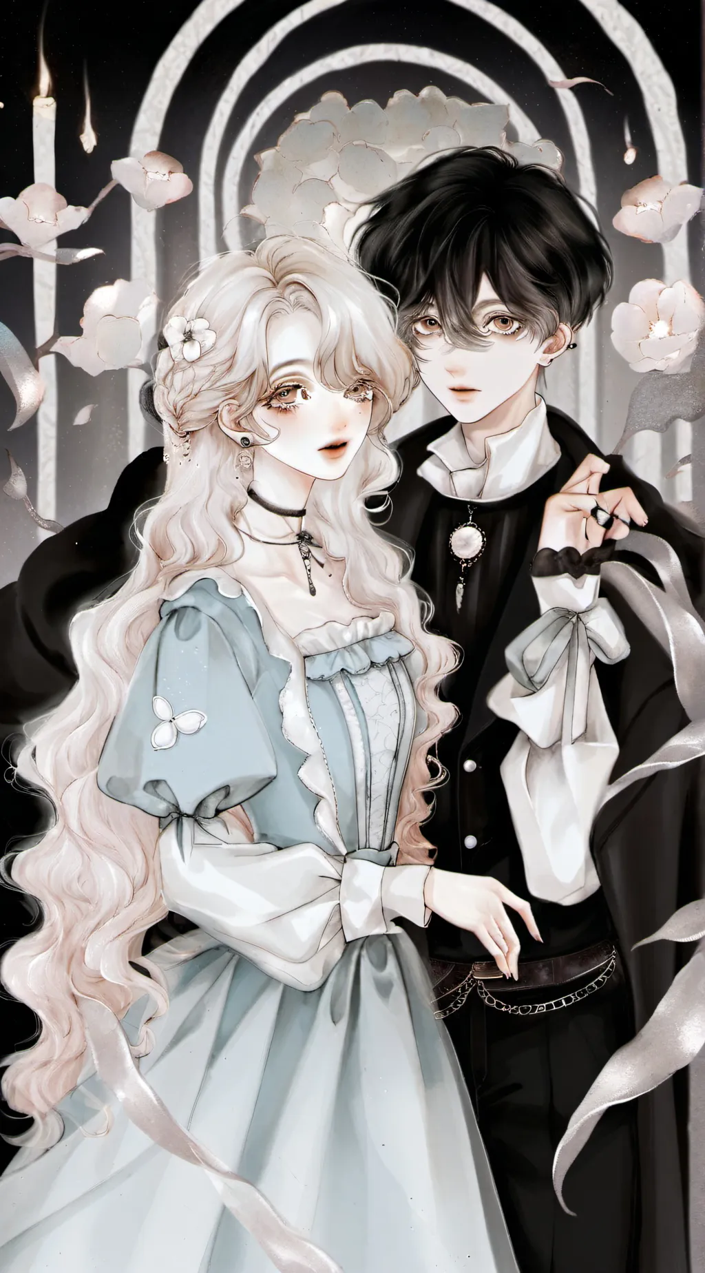 ai character: mia & kim  background