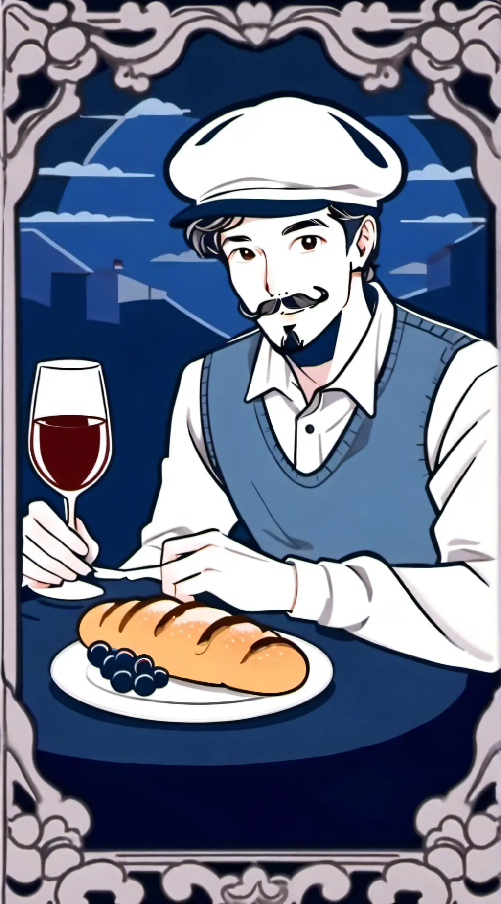 ai character: France (country) background