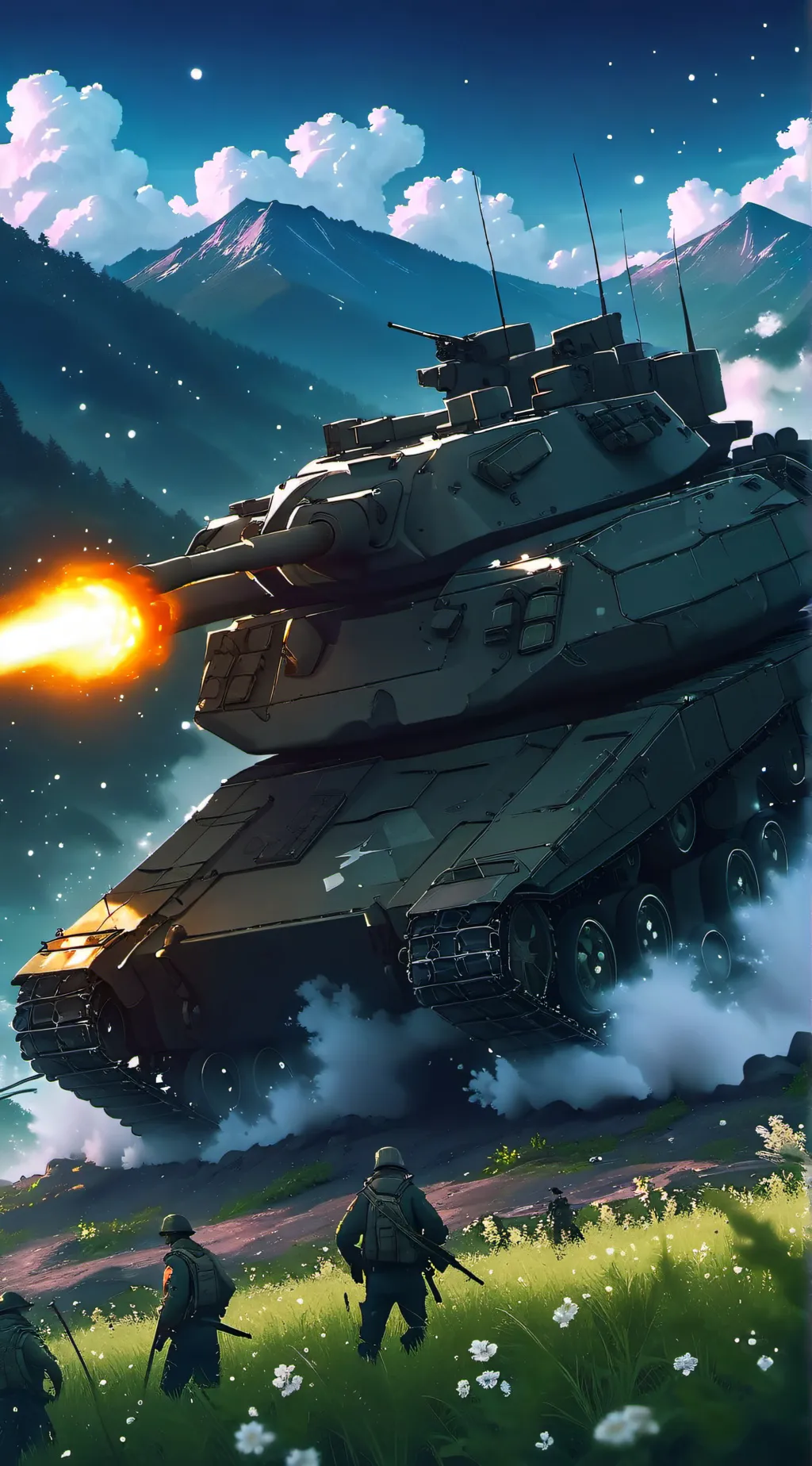 ai character: the tanks background