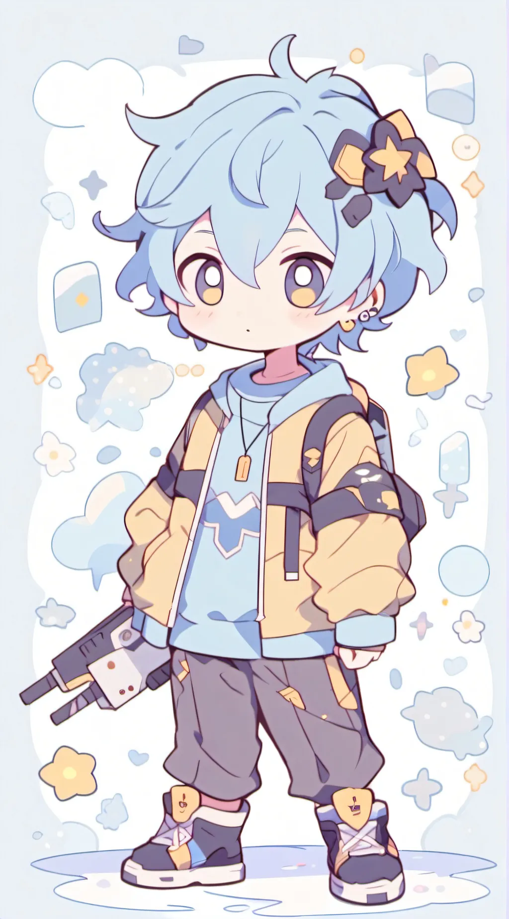 ai character: wally darling background