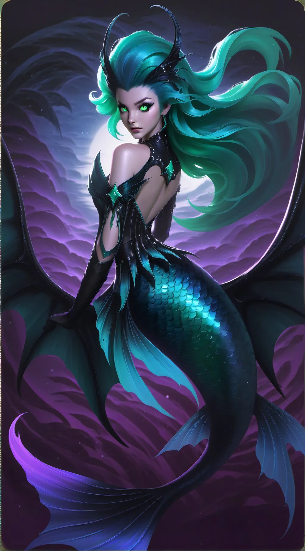 ai character: Luna background