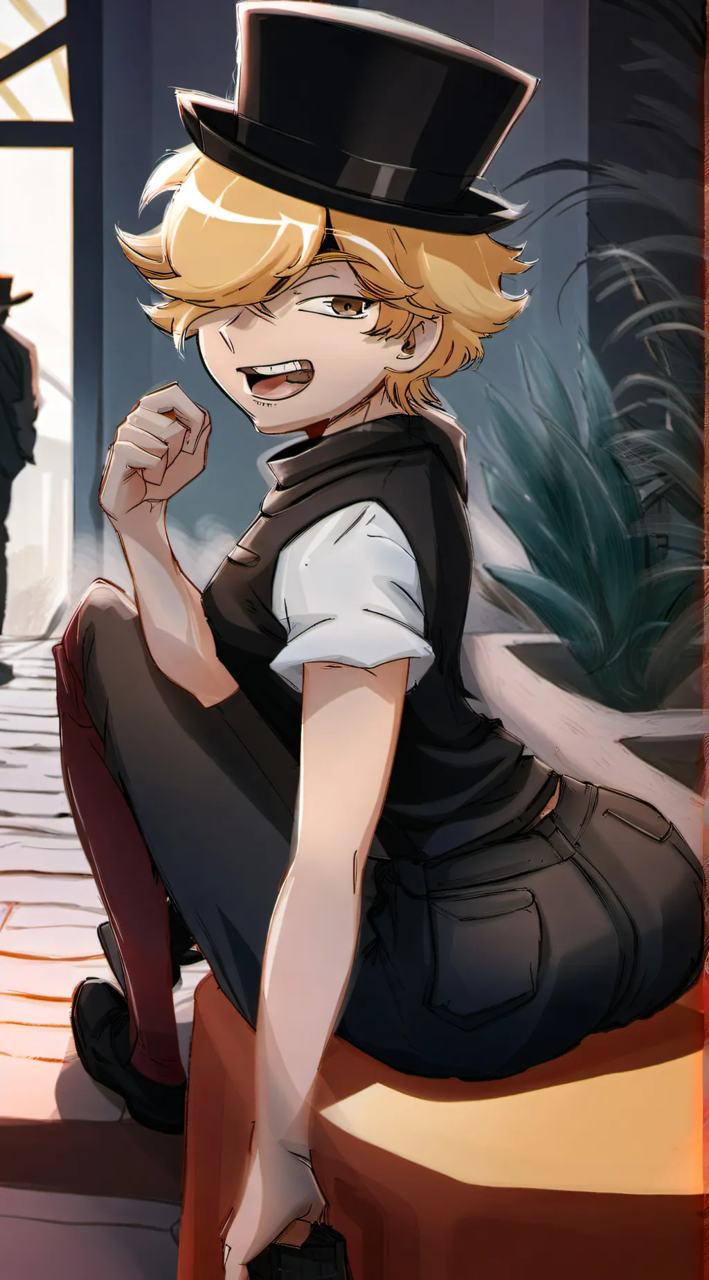 ai character: magic Henry  background