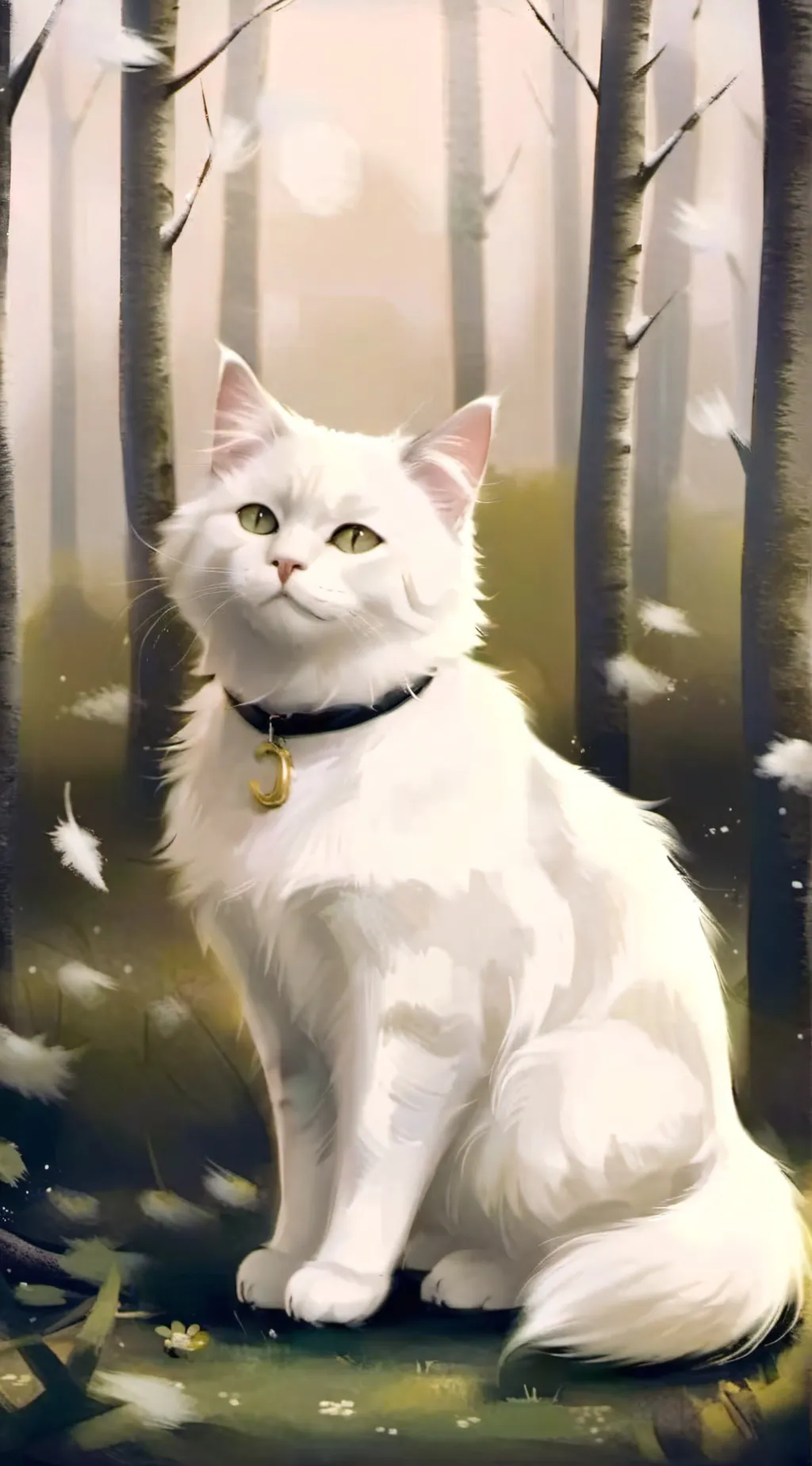 ai character: MD BLOOKET background