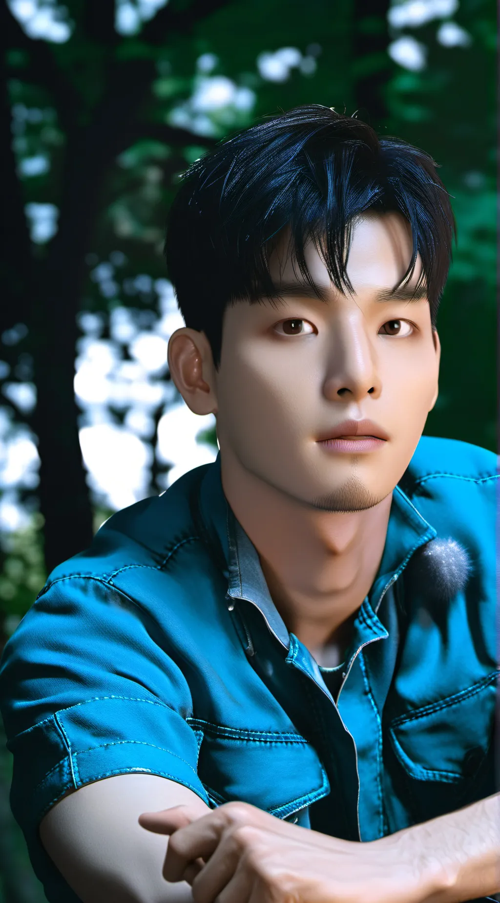 ai character: Jiho & Minho  background