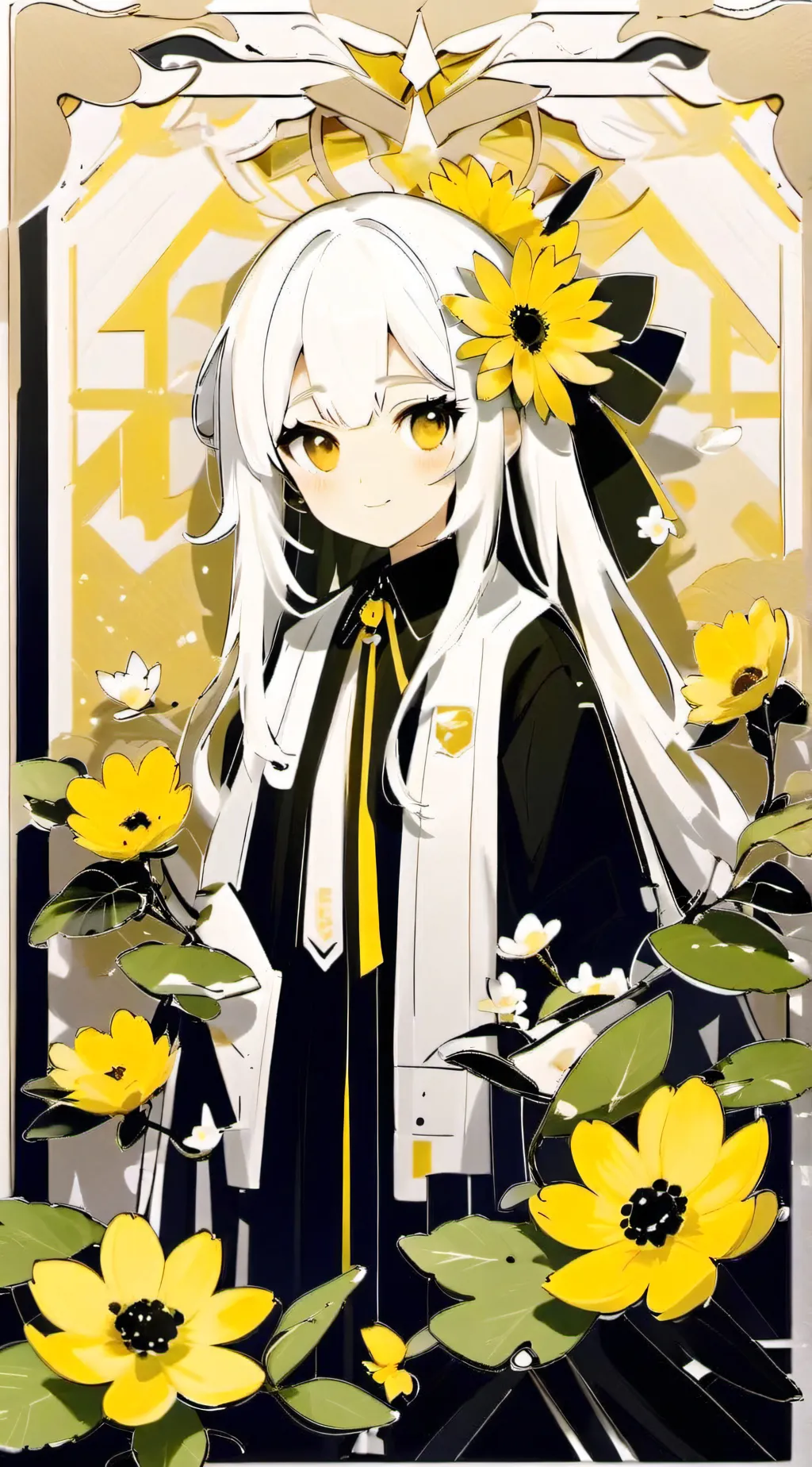 ai character: angel  background