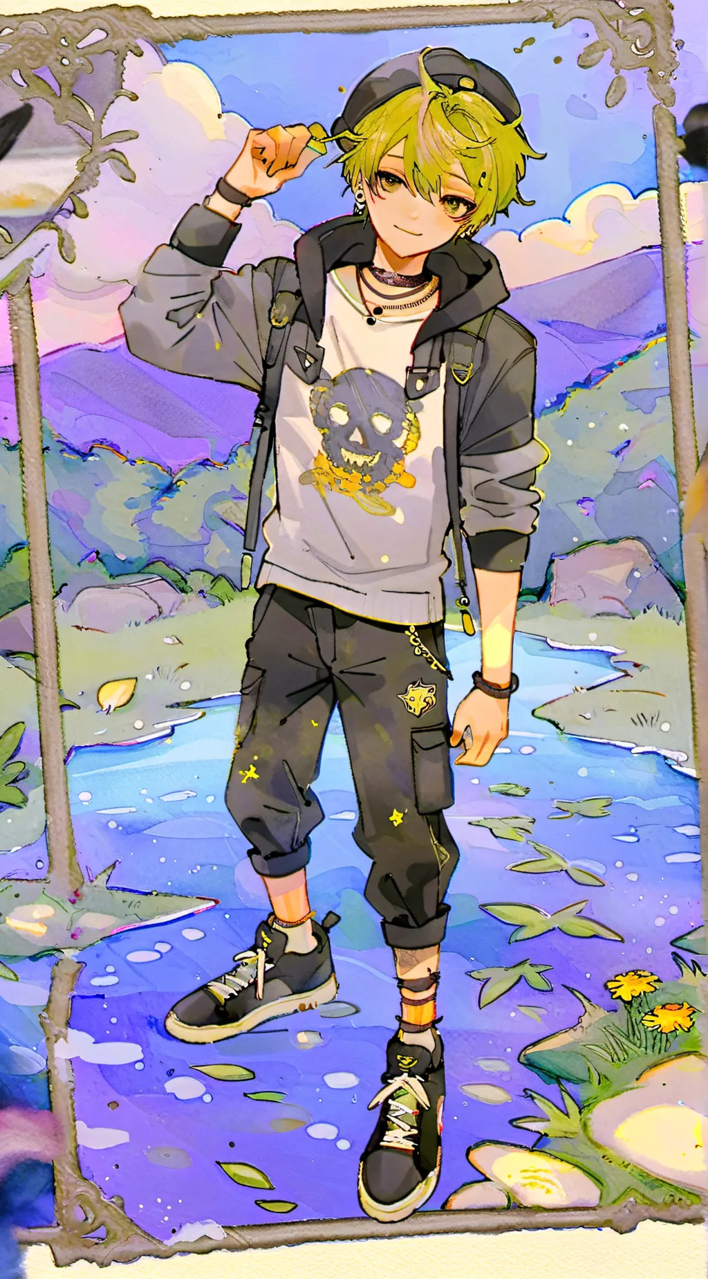 ai character: Kyle background