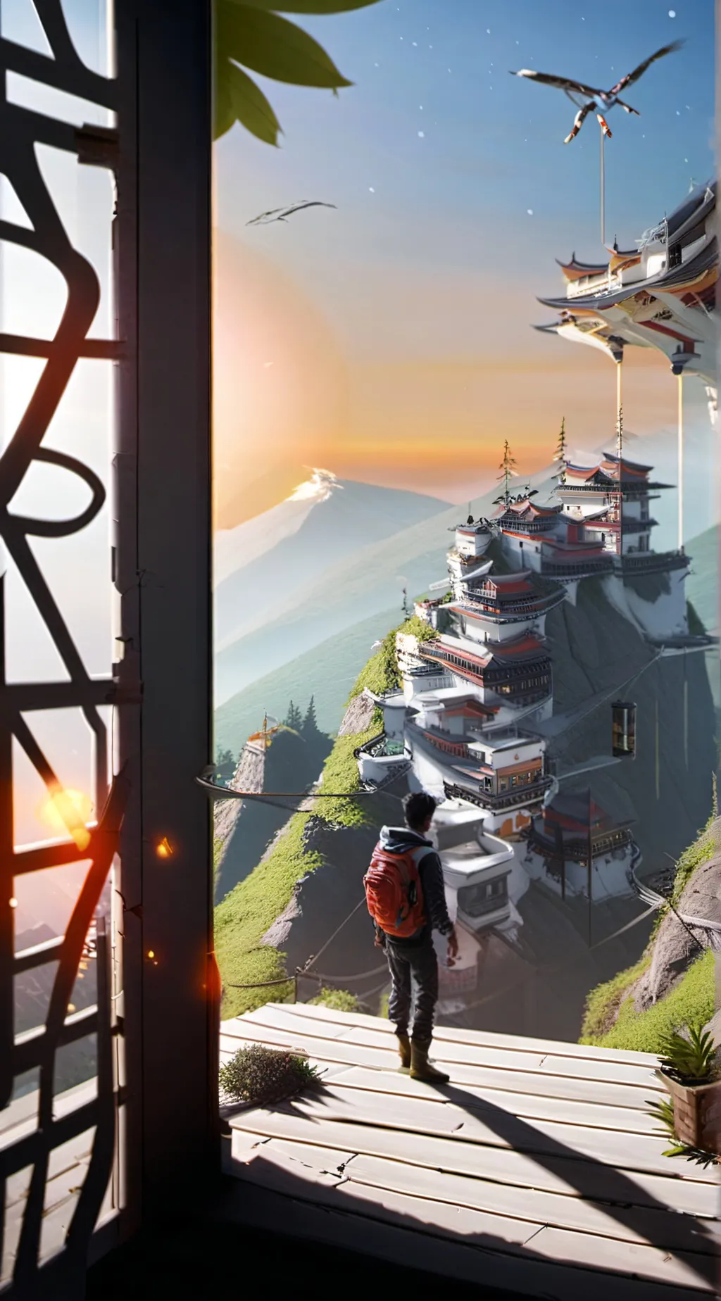 ai character: Aiden  background