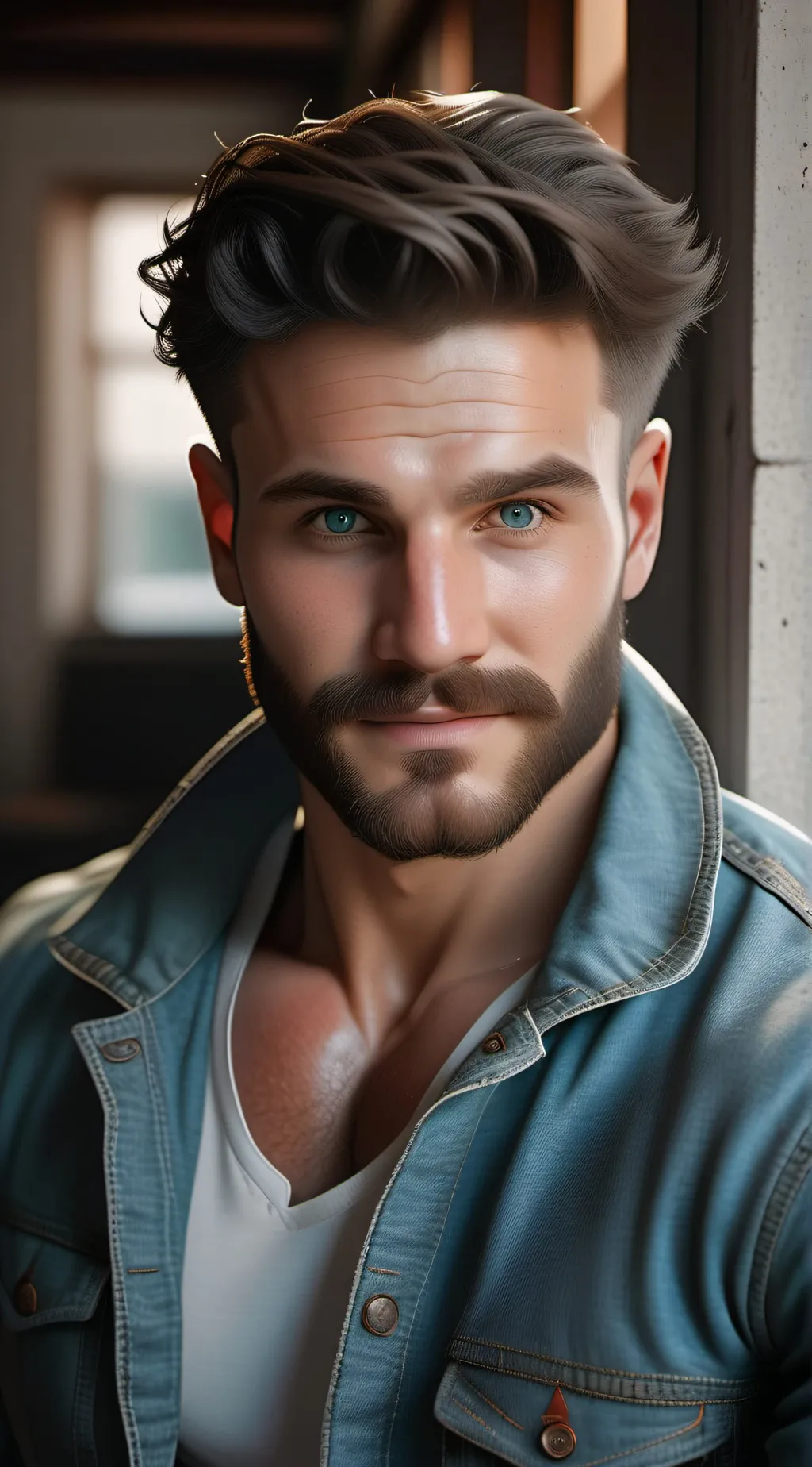 ai character: Dav background