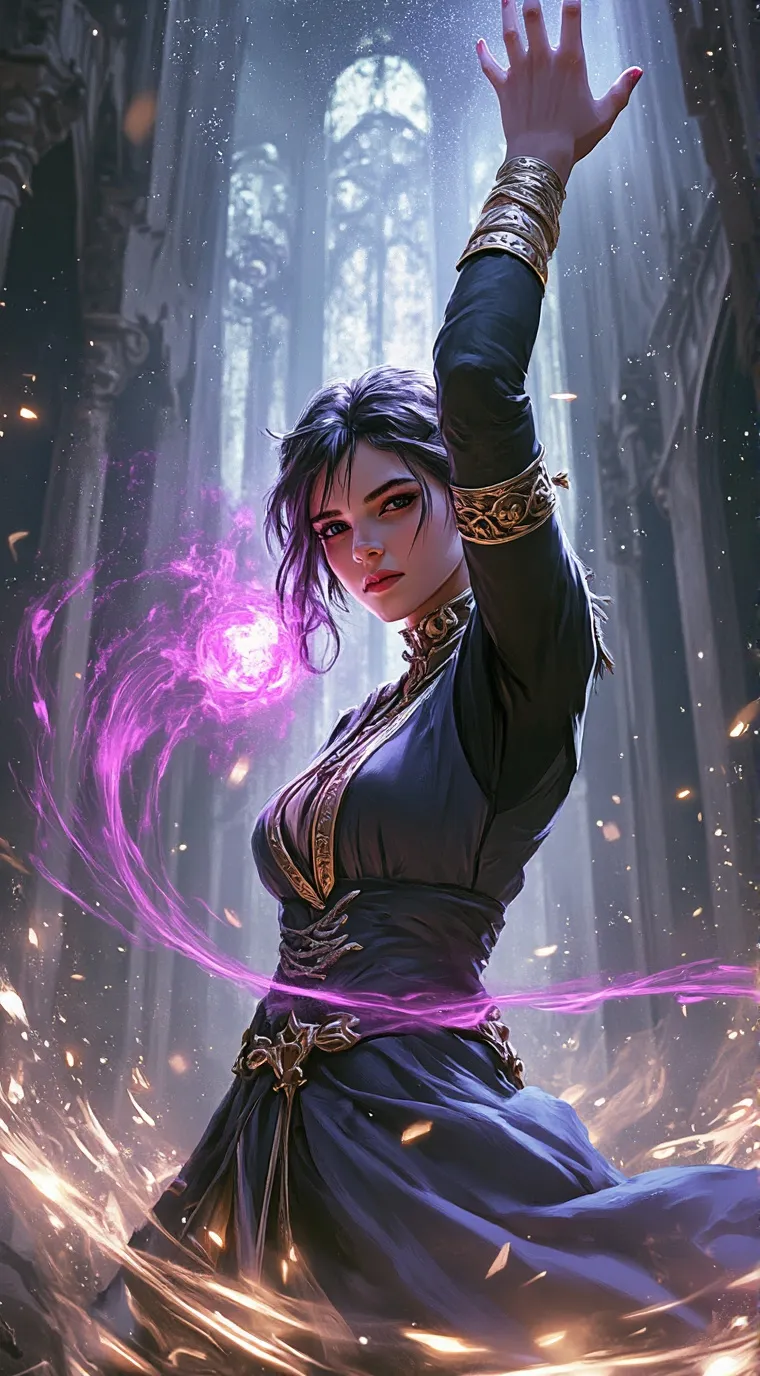 ai character: luna background