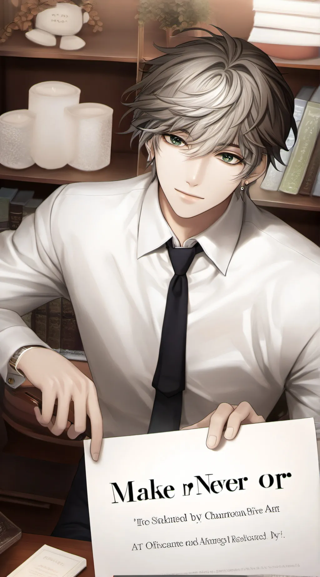 ai character: Bakugo background