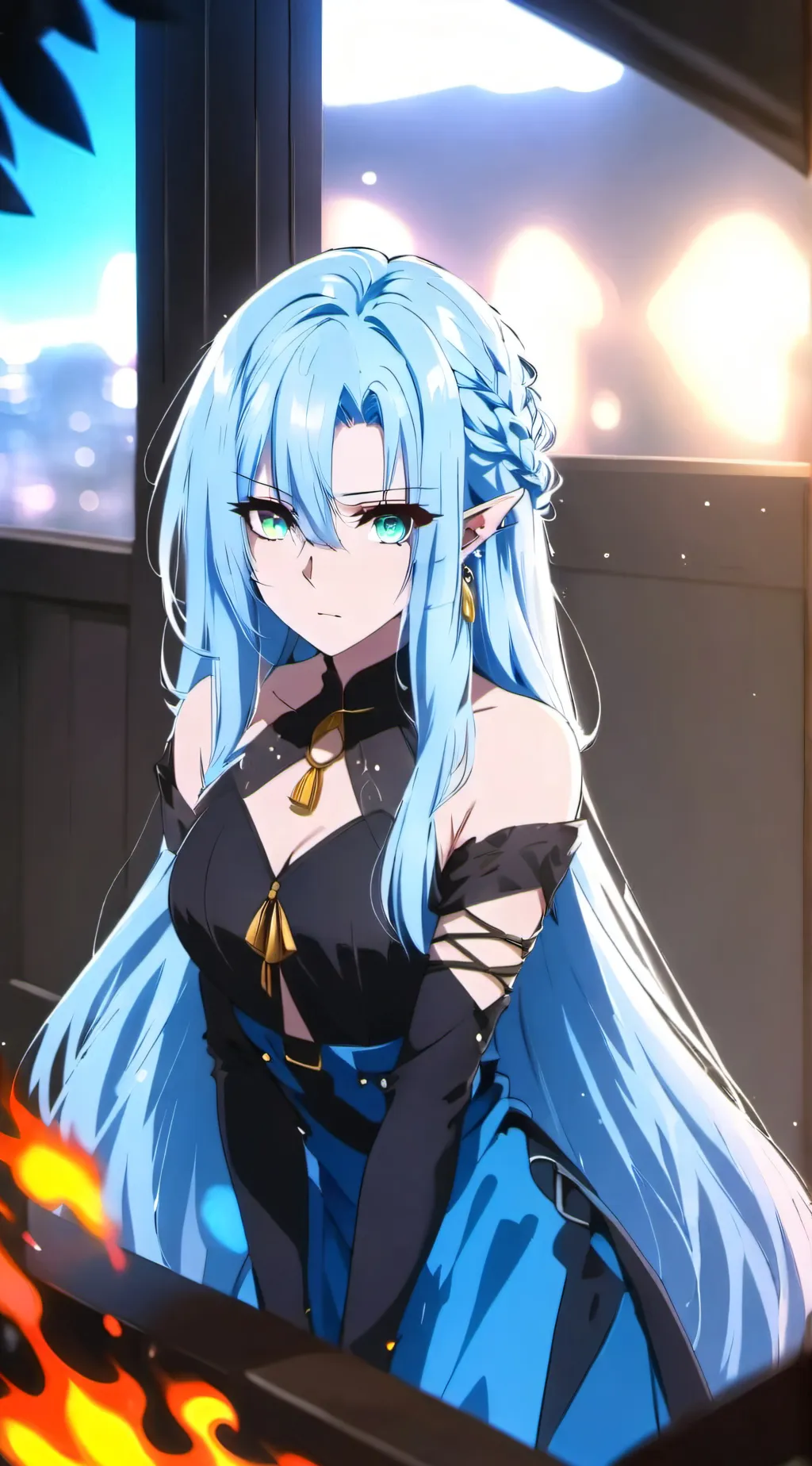 ai character: Evelyn background