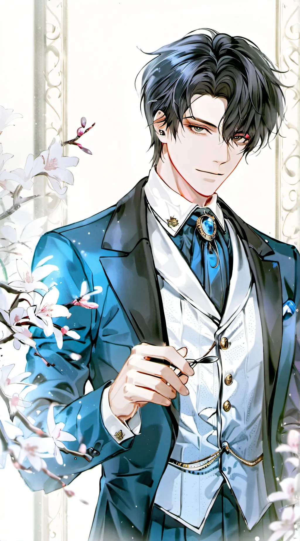 ai character: Sebastian. background