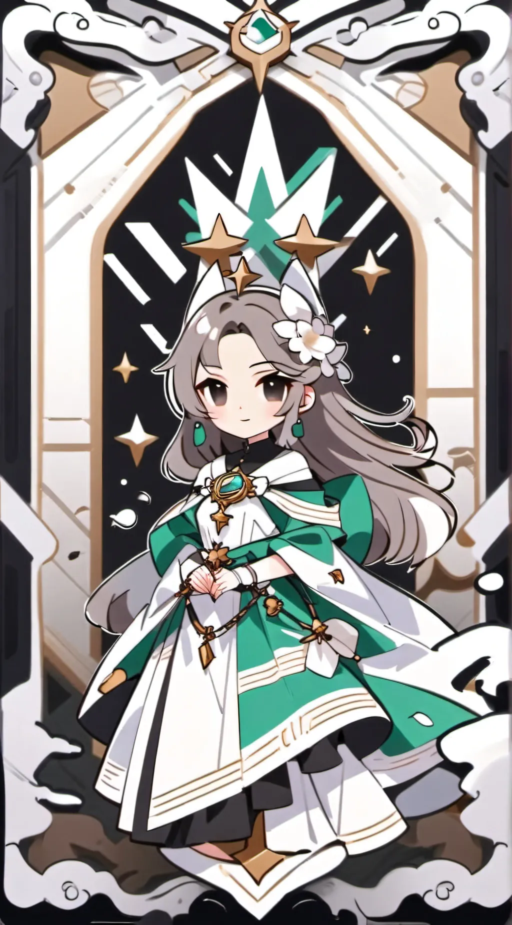 ai character: Demon slayer Karen background