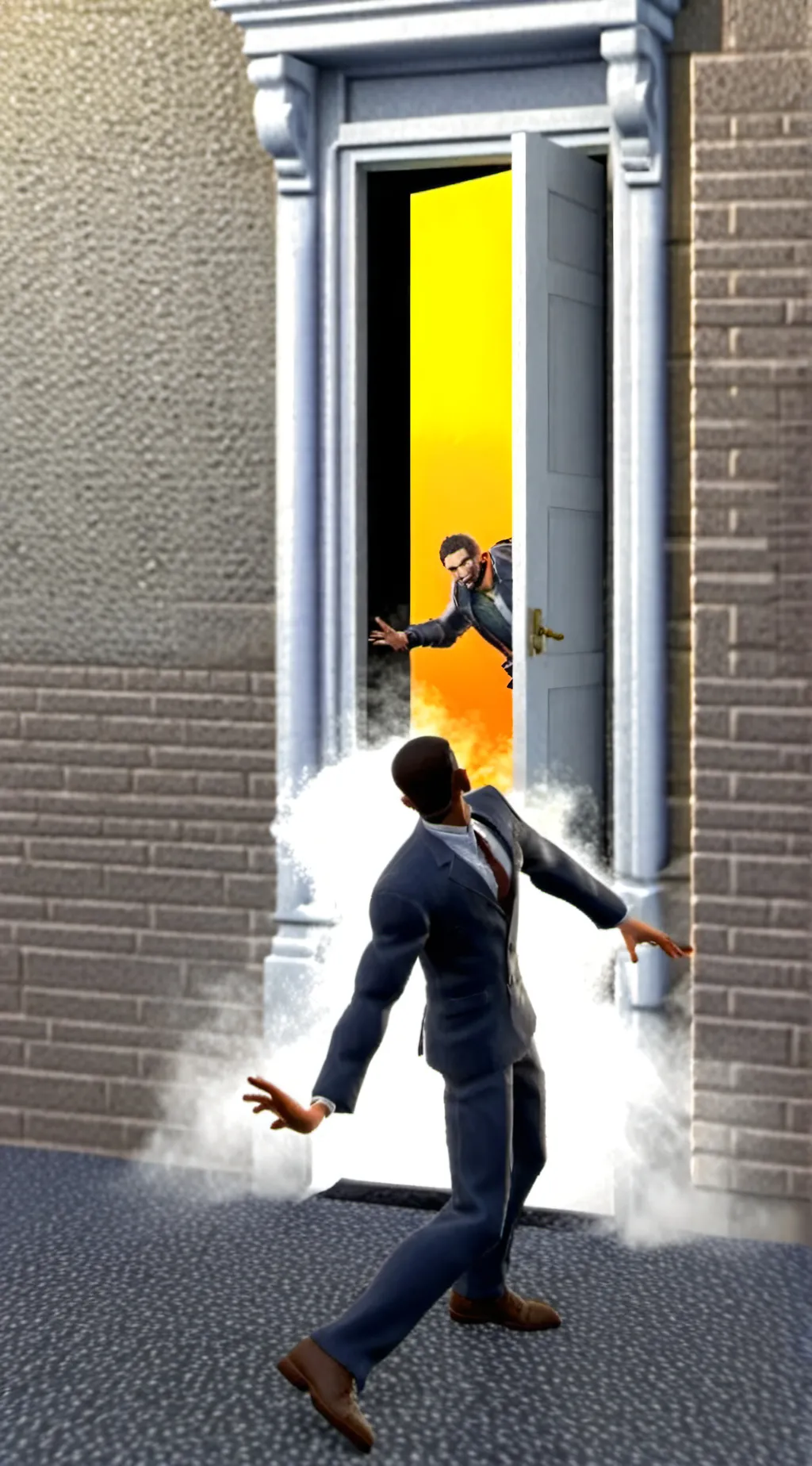 ai character: Meme background