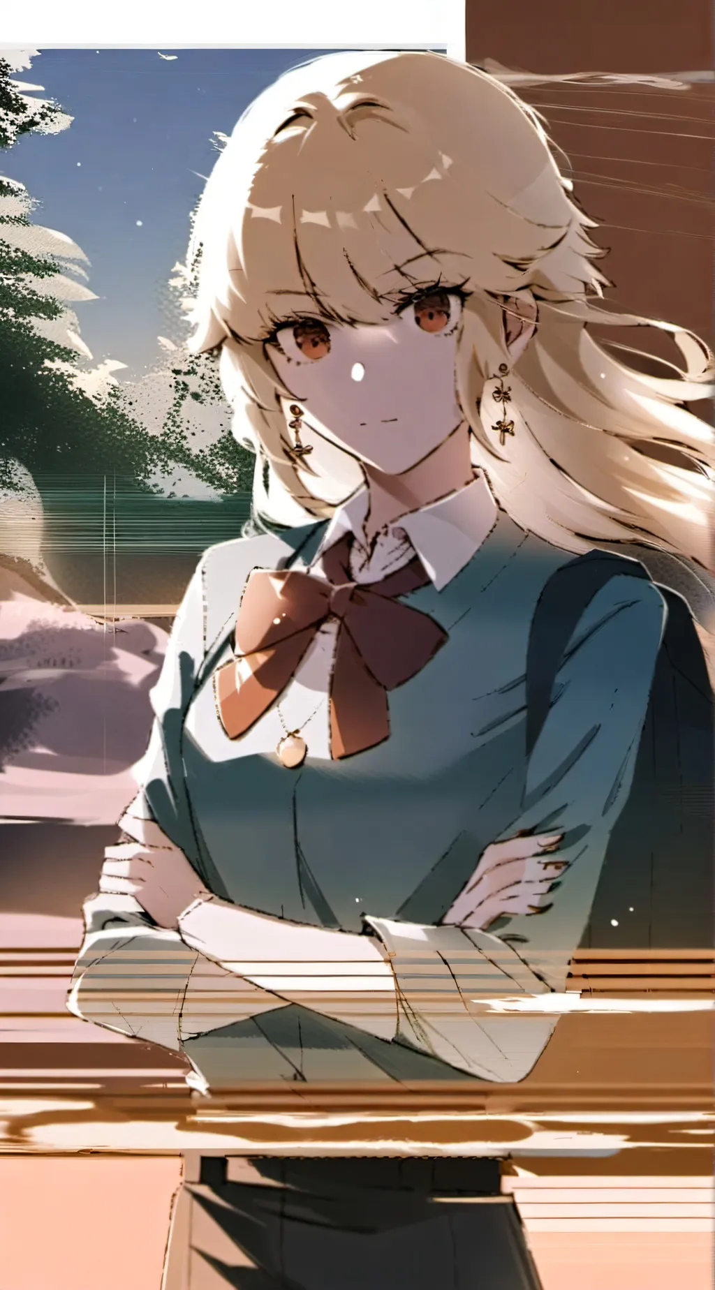 ai character: Focus background