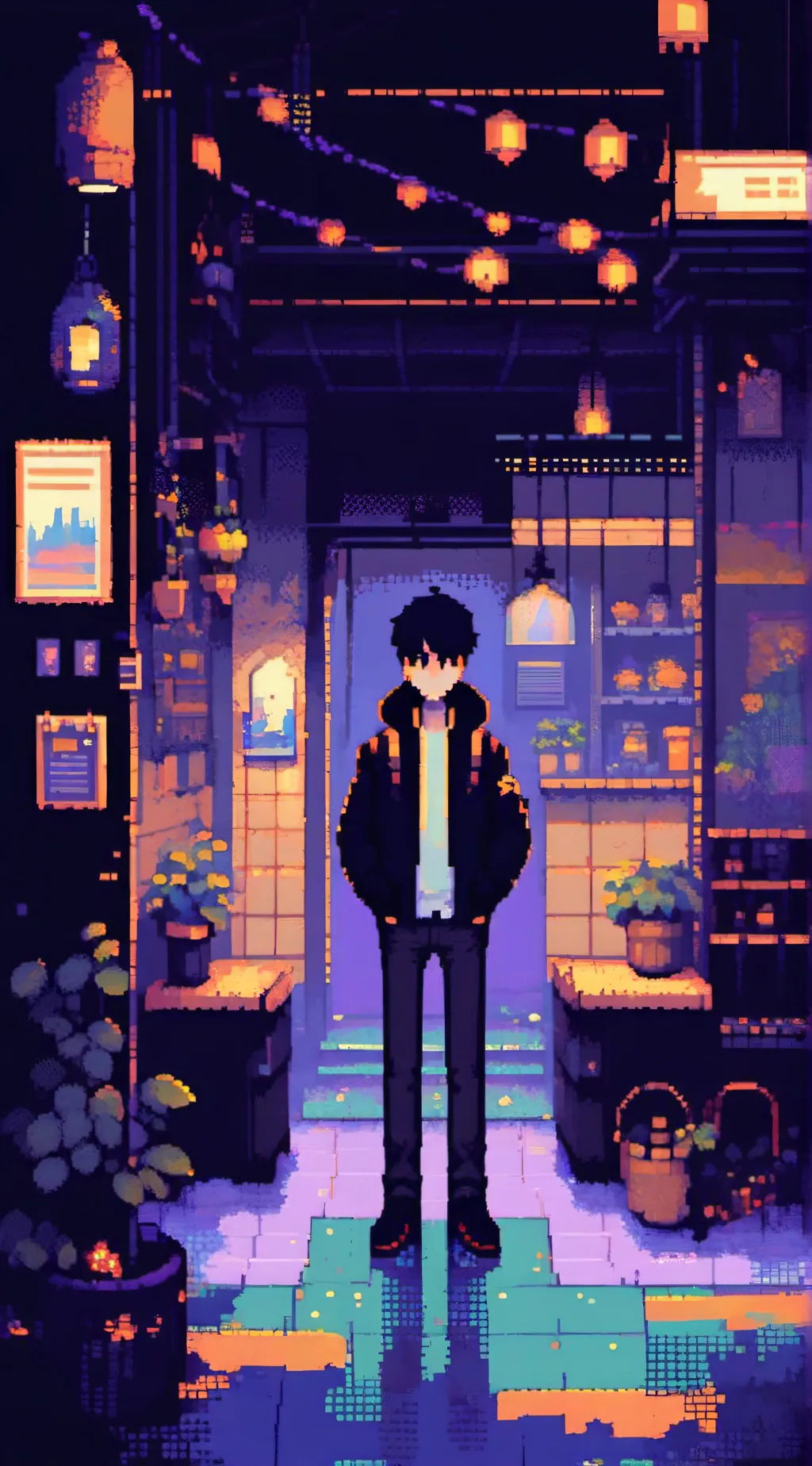 ai character: Micheal ☺︎ background