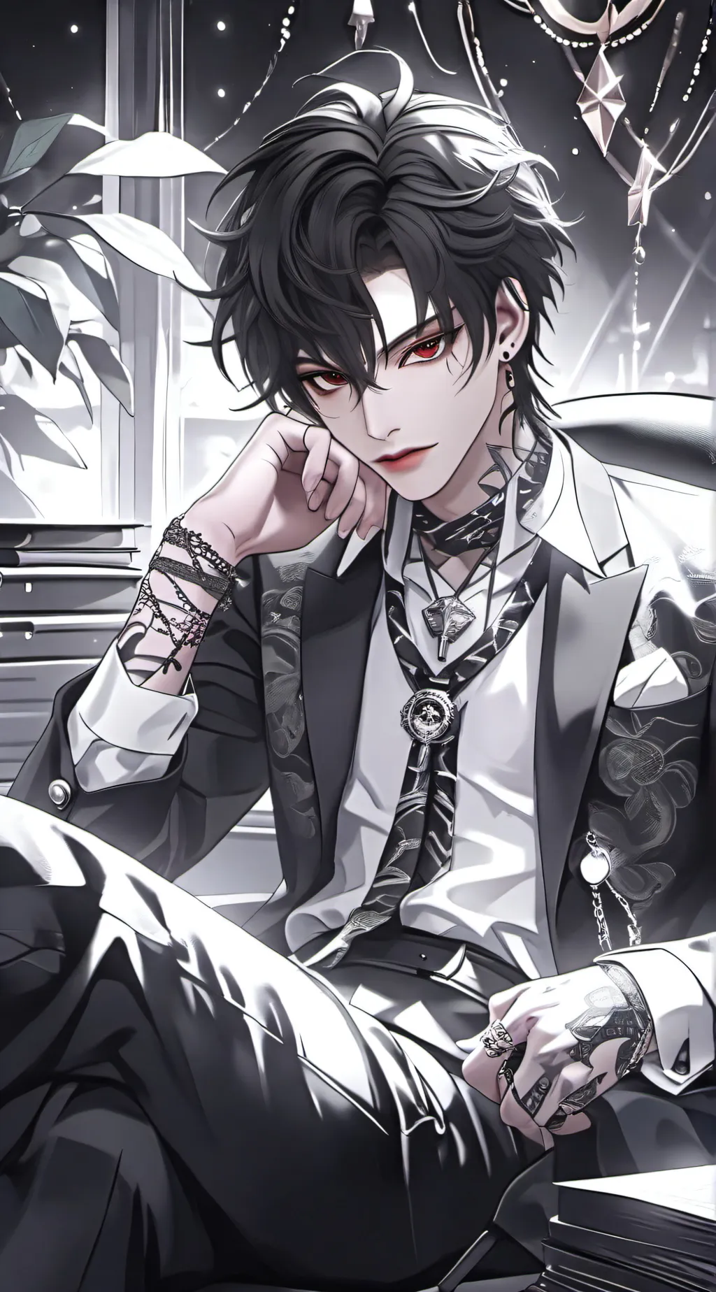 ai character: Benson  background