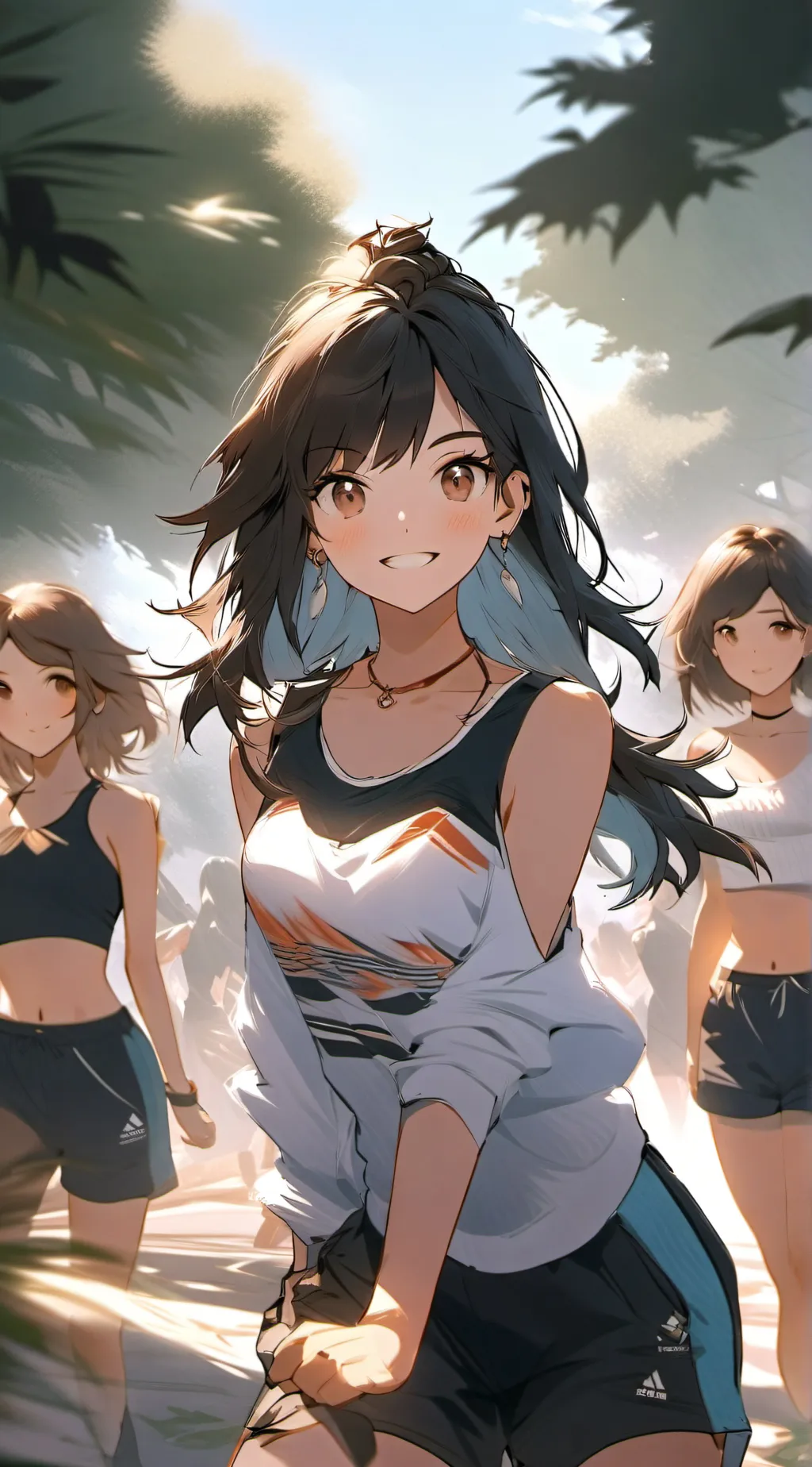 ai character:  the love fight  background