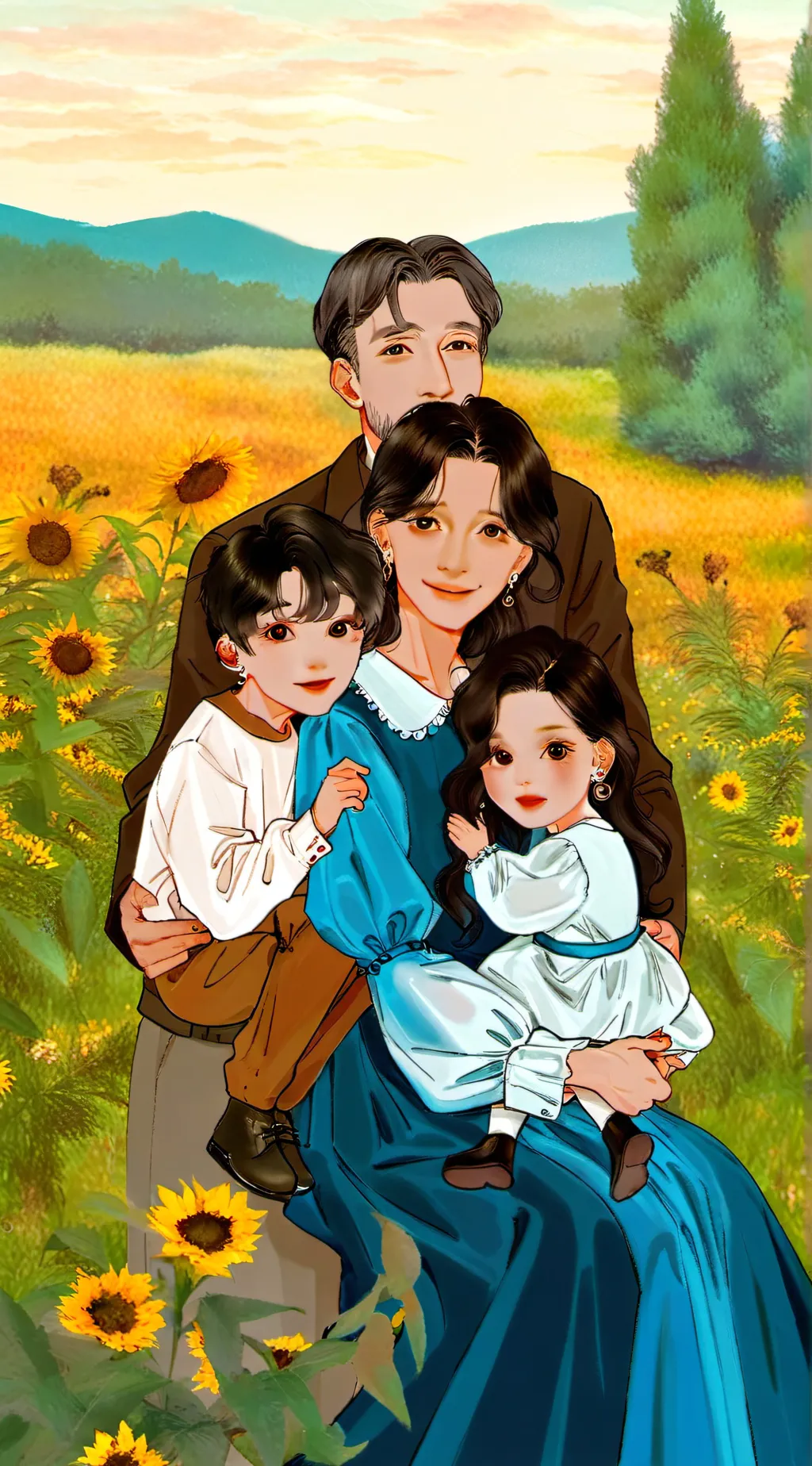 ai character: family  background