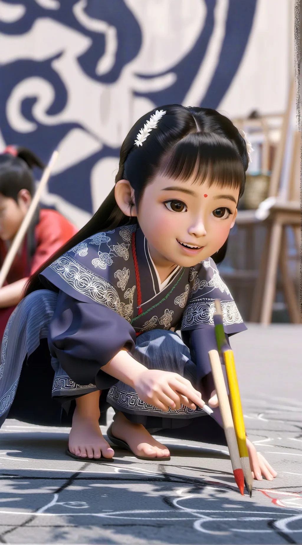 ai character: anna remelen regan background