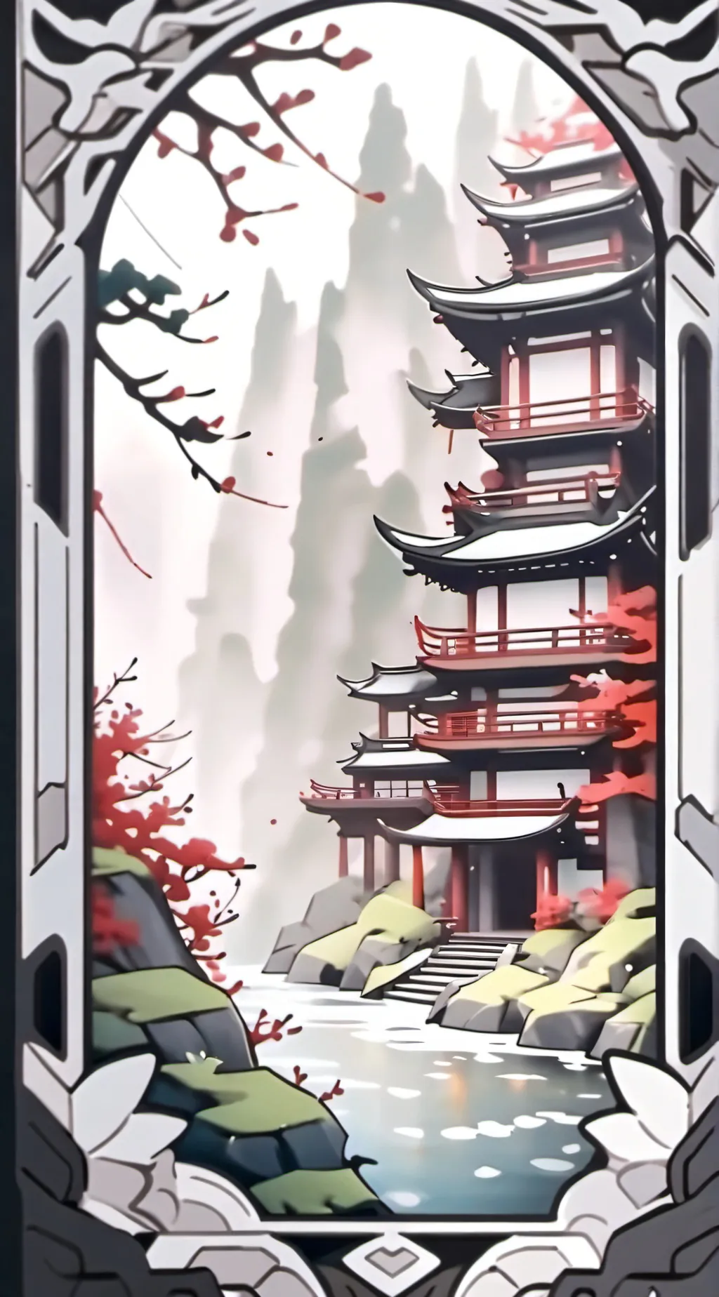 ai character: Genshin trio background