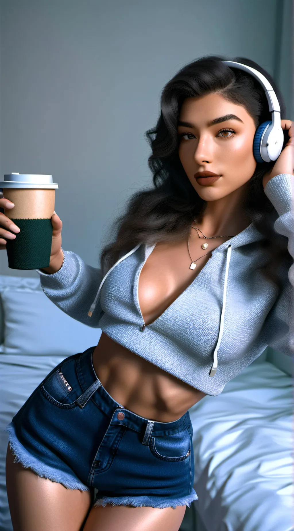 ai character: Ella  background