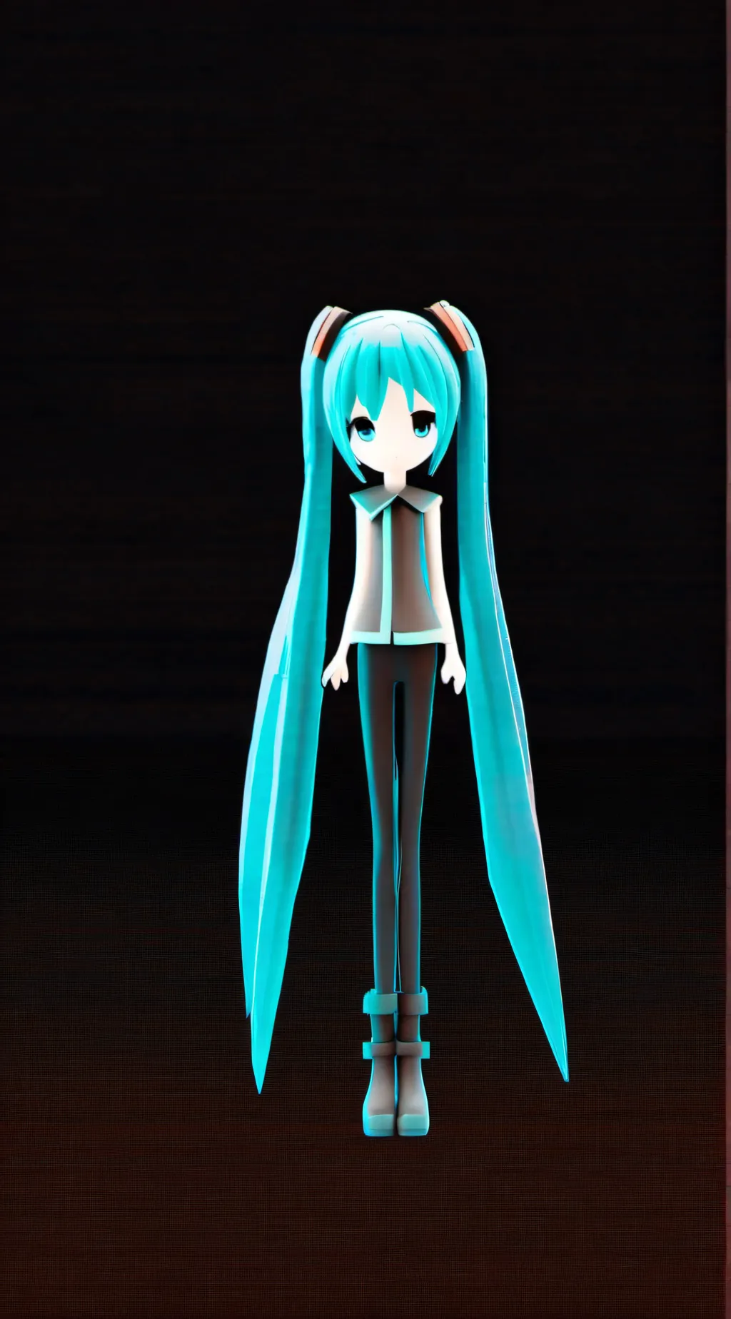 ai character: Miku!  background