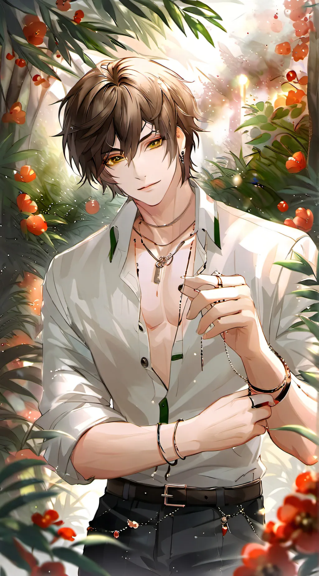 ai character: 🩶- chris -🦭 background