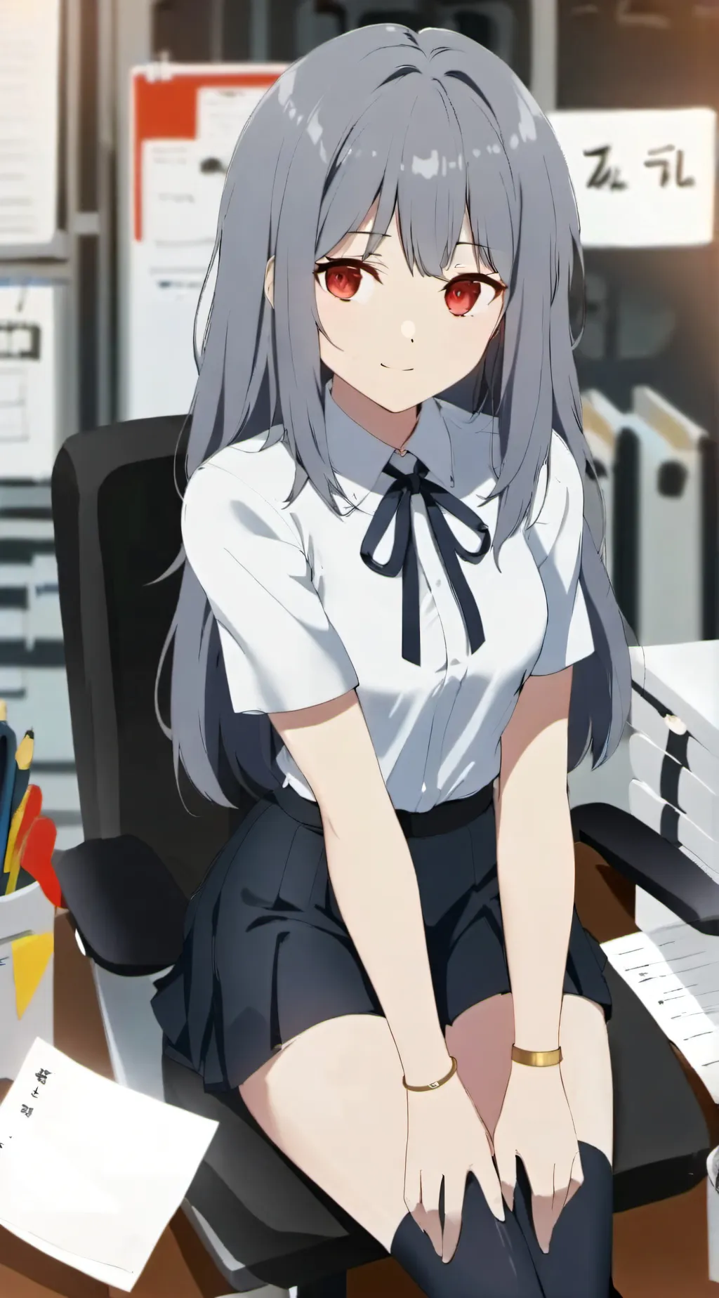 ai character: 希喏菱 background