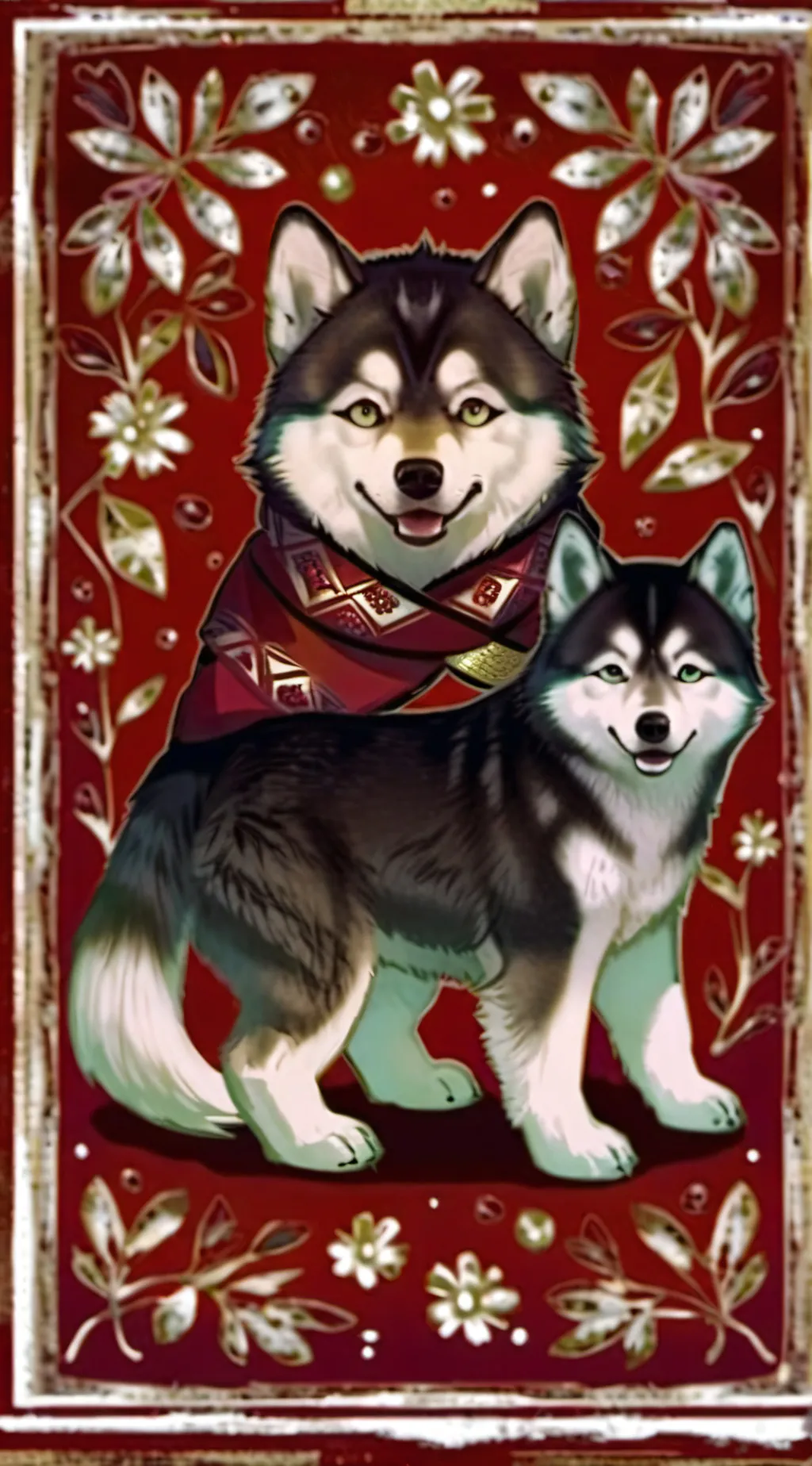 ai character: You’re a malamute background