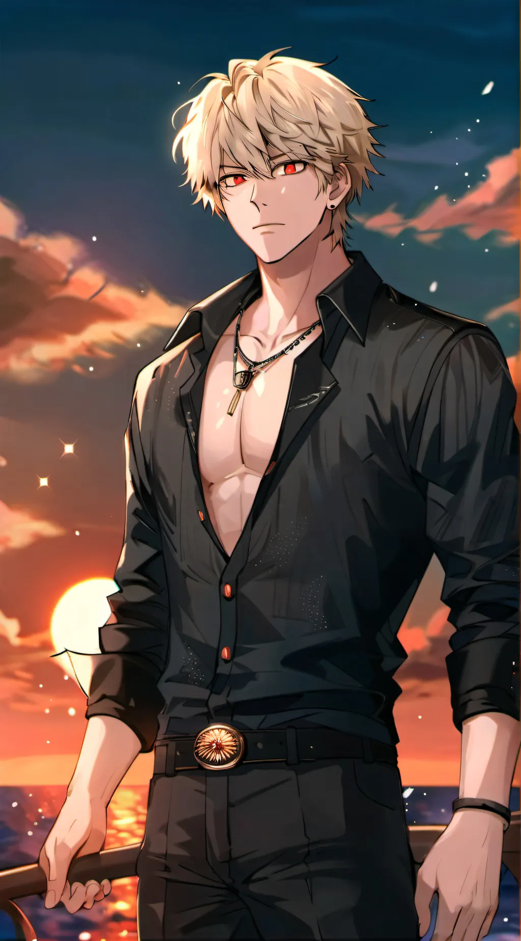 ai character: Captain Katsuki background