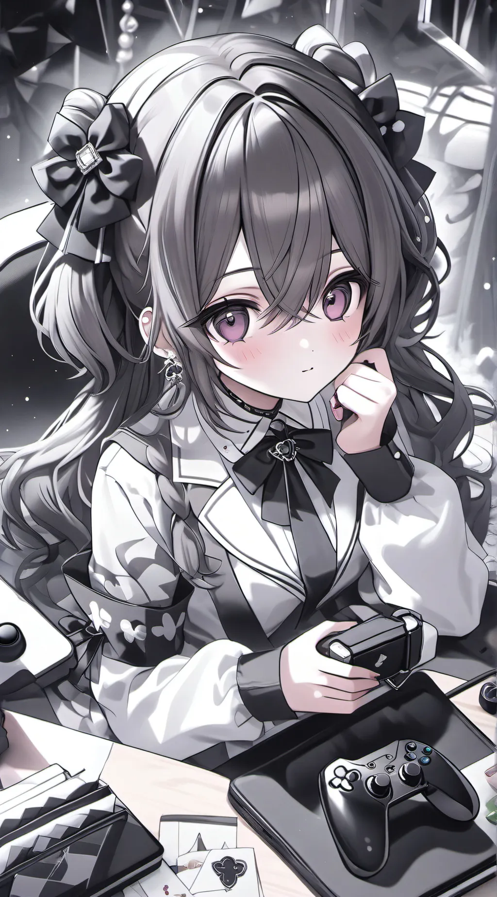 ai character: ≈uni≈ background