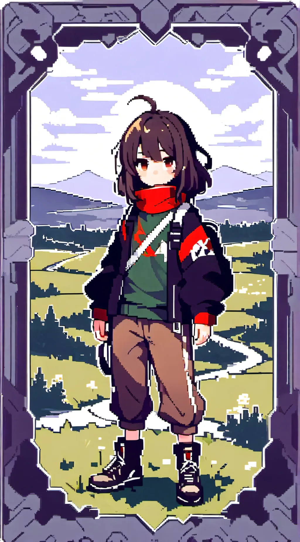 ai character: Вика background