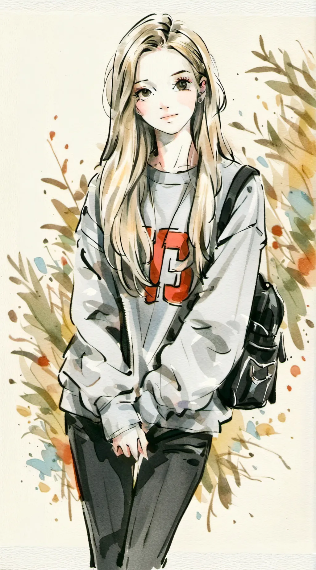 ai character: Natalie  background