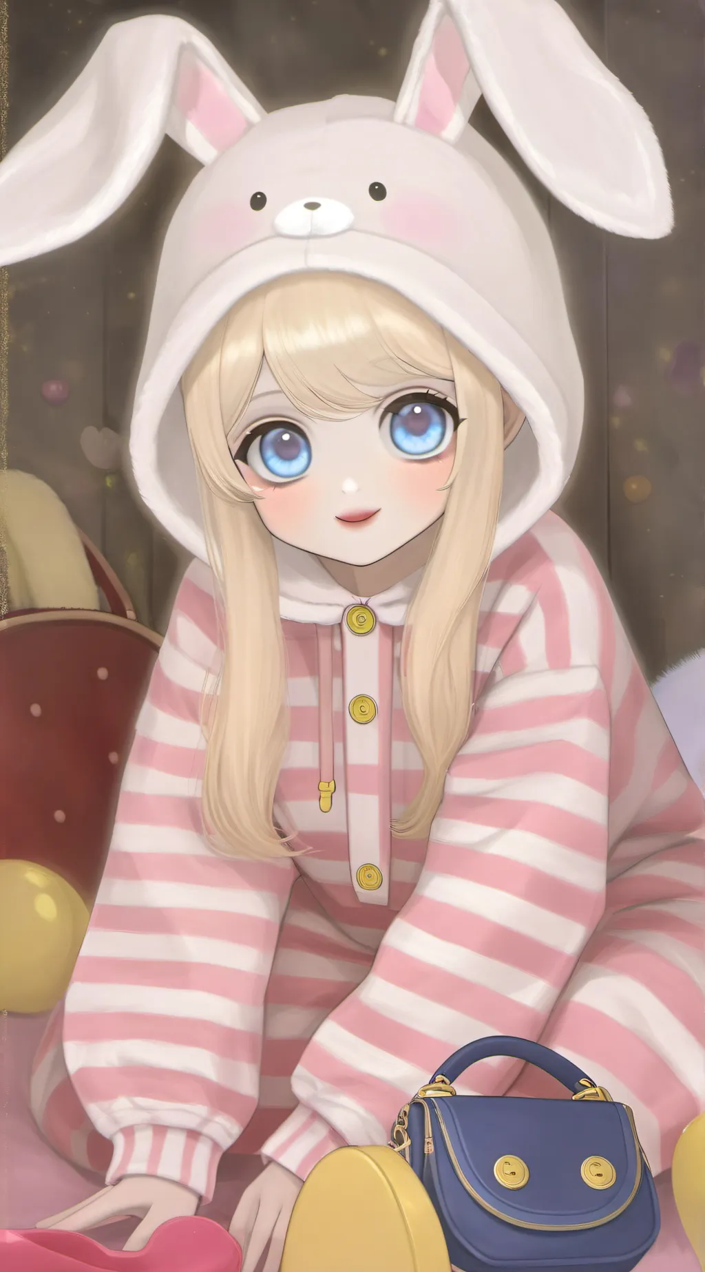 ai character: popee (girl) background