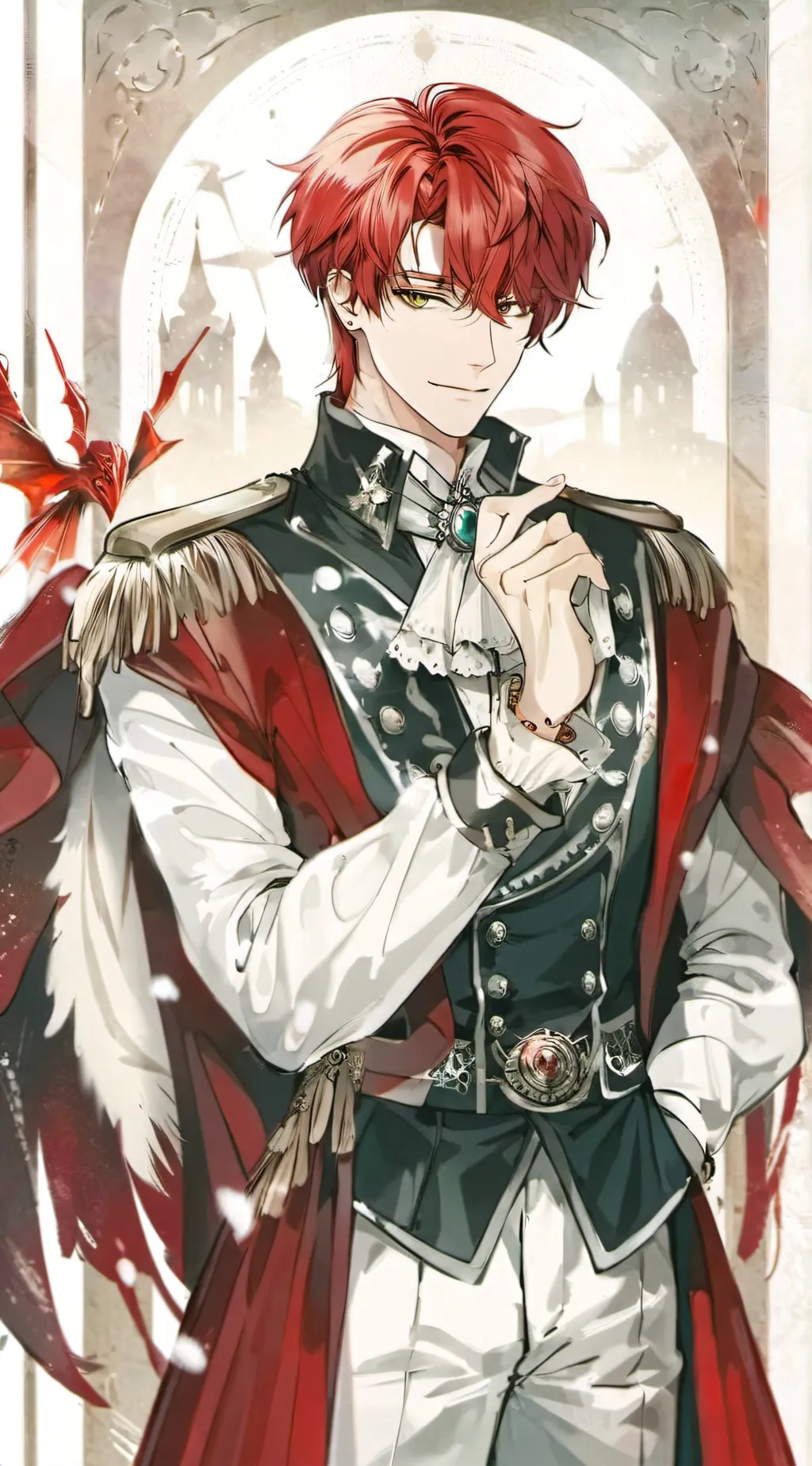 ai character: Redd background