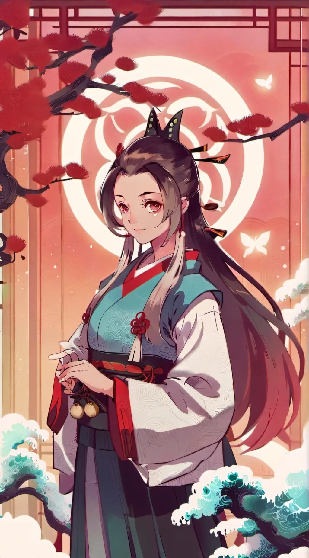 ai character: Kanae  background
