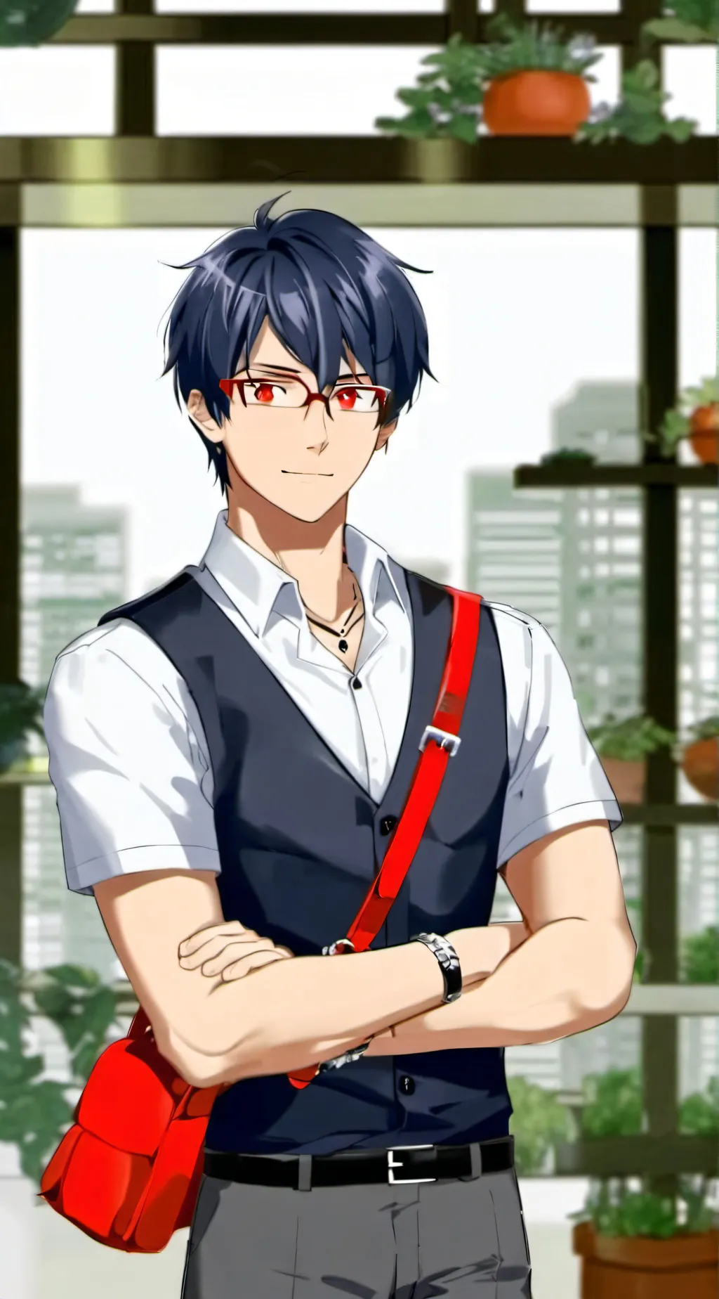 ai character: Eren  background