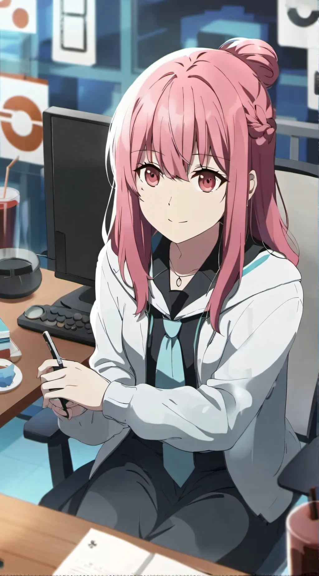 ai character: ouka makuzawa background