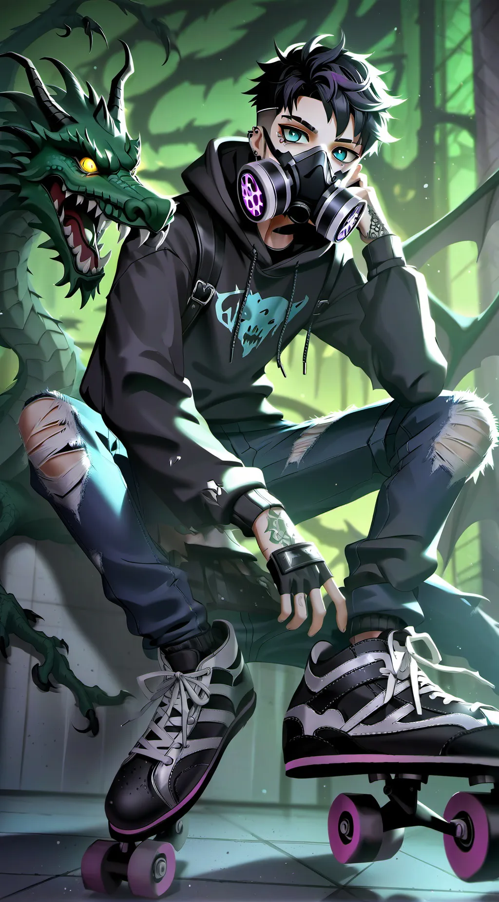 ai character: Kai background