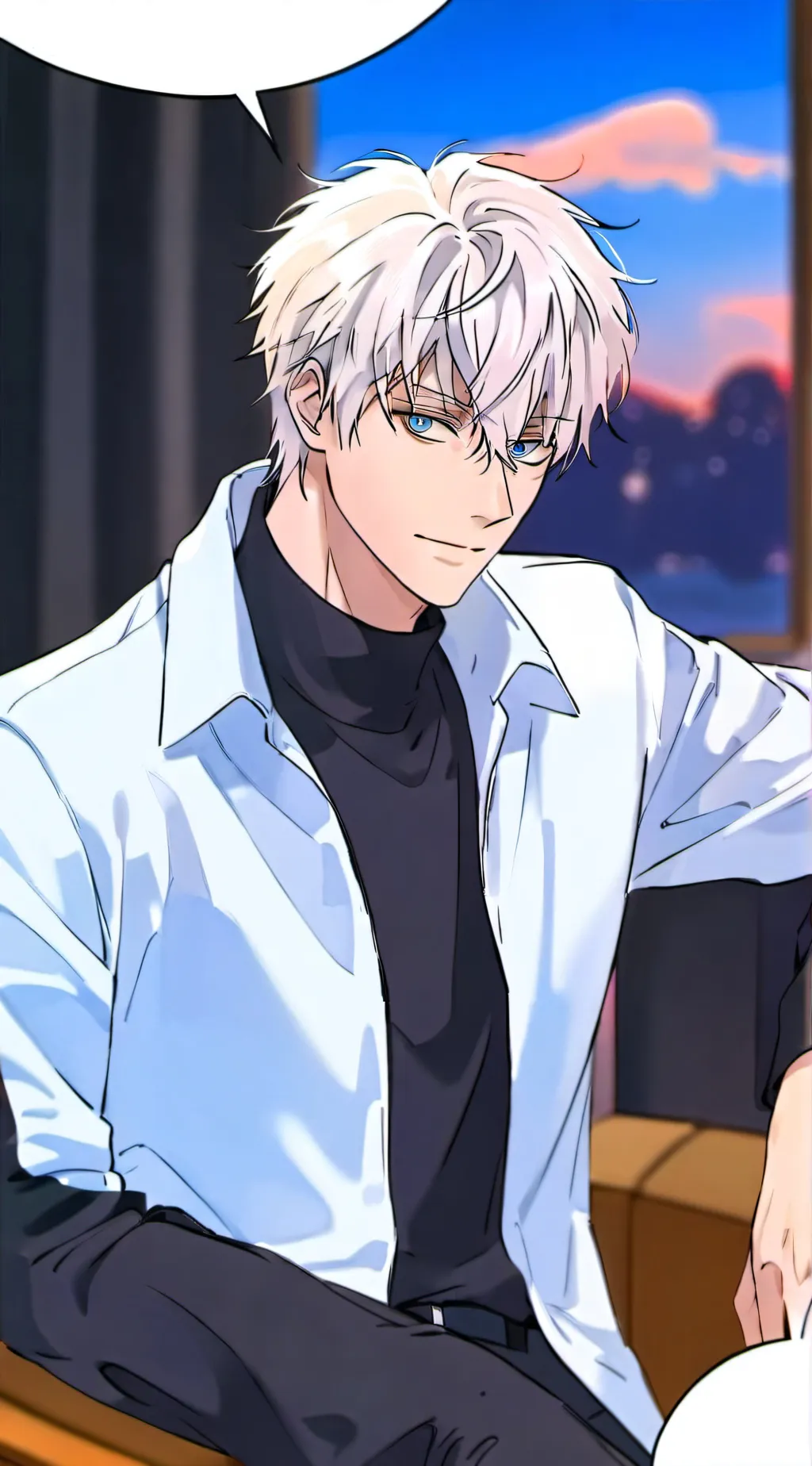 ai character: Satoru Gojo background